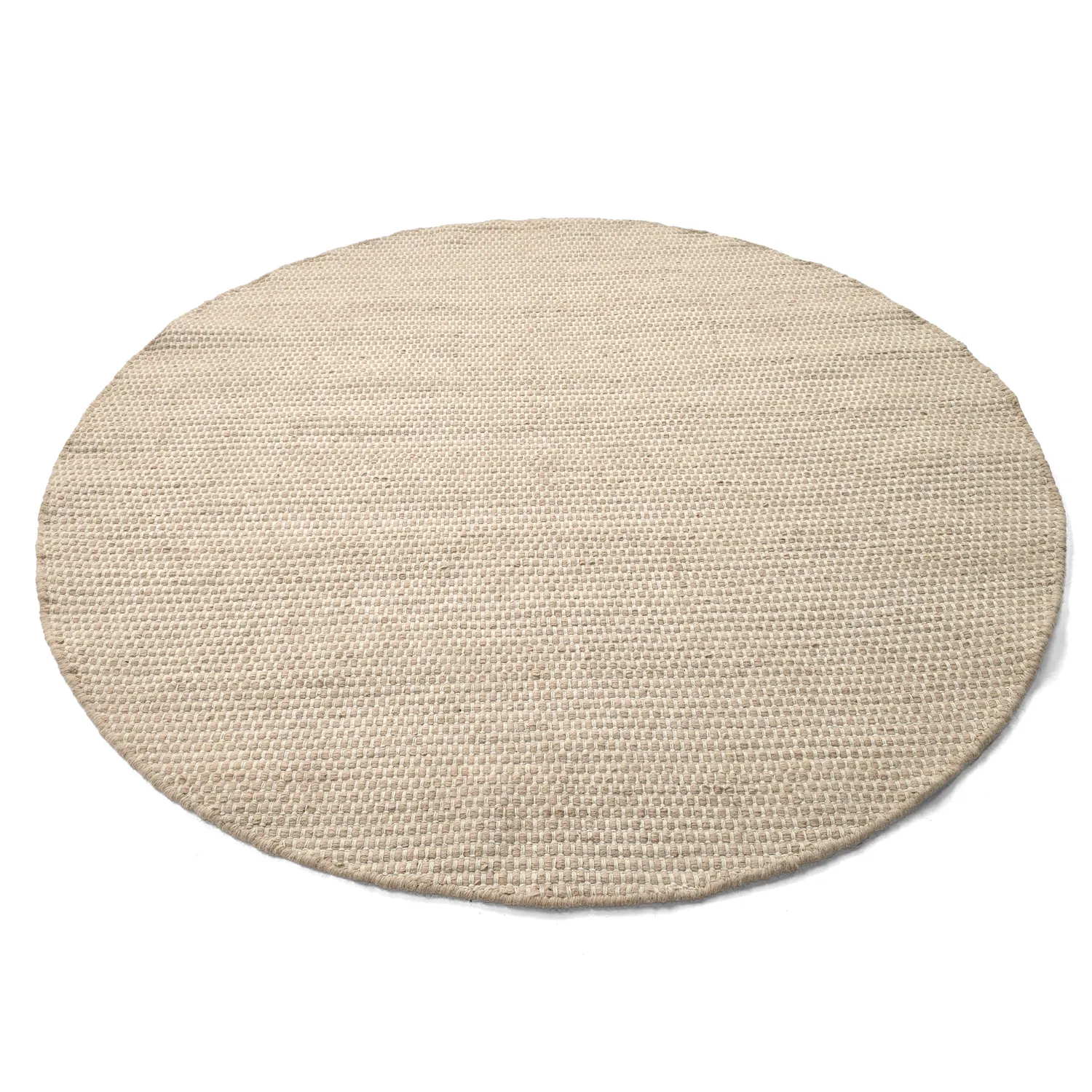 Rundt teppe - Coastal (beige)