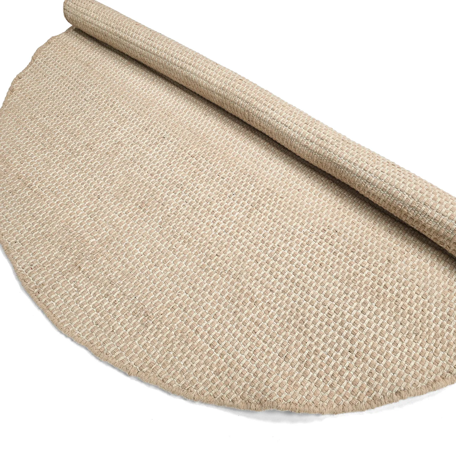 Rundt teppe - Coastal (beige)