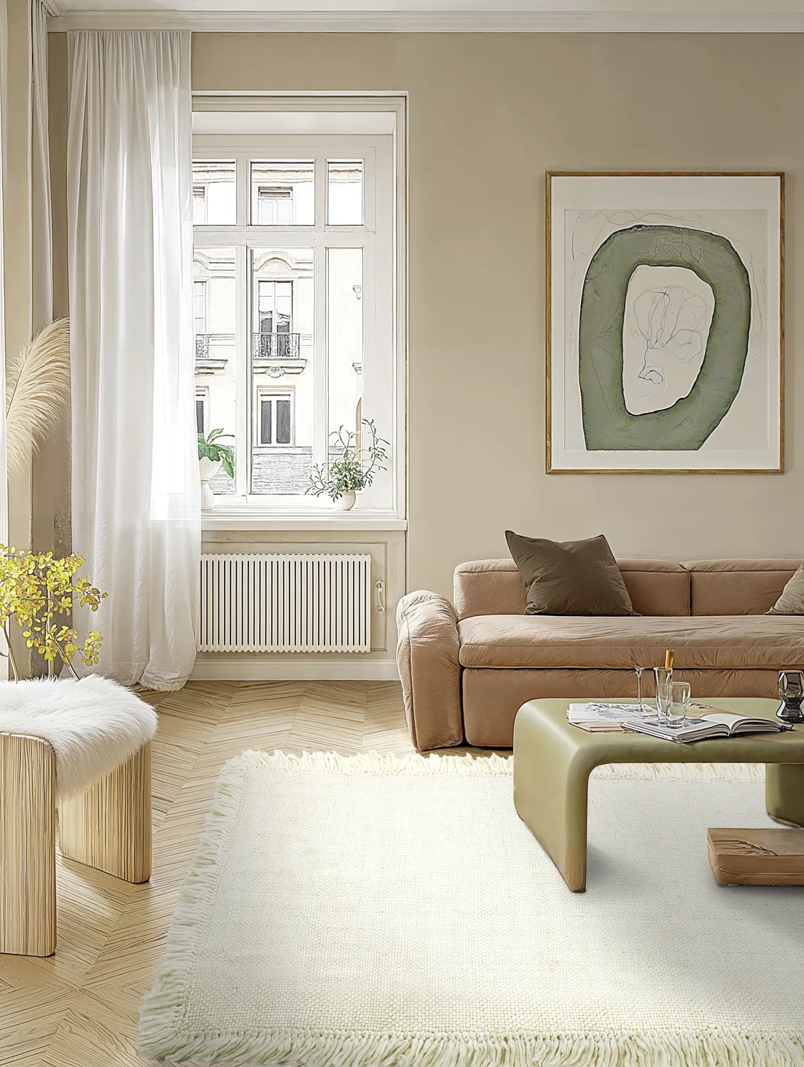 Ullteppe - Dalita (off-white)