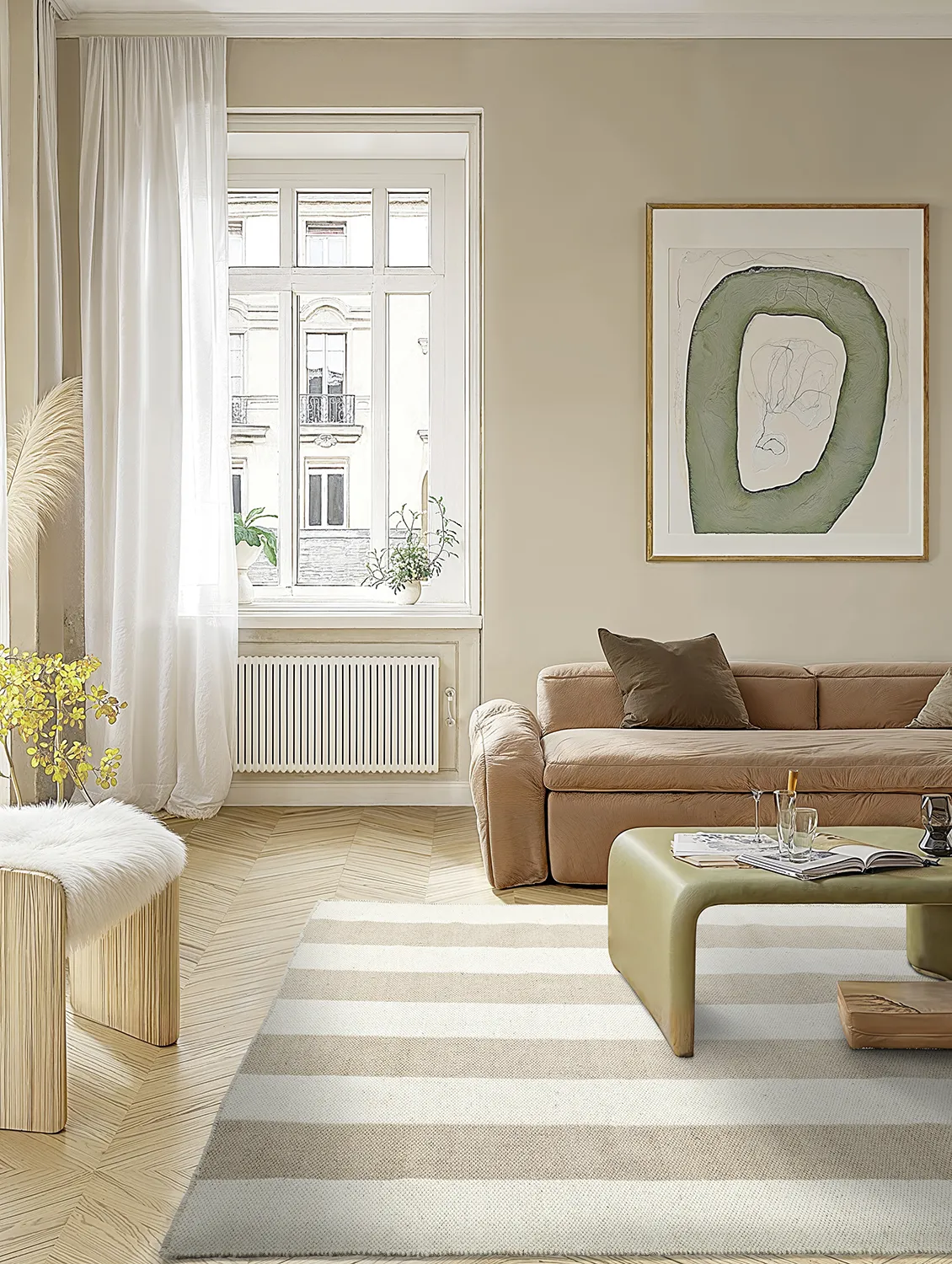Ullteppe - Garine (off white/beige)