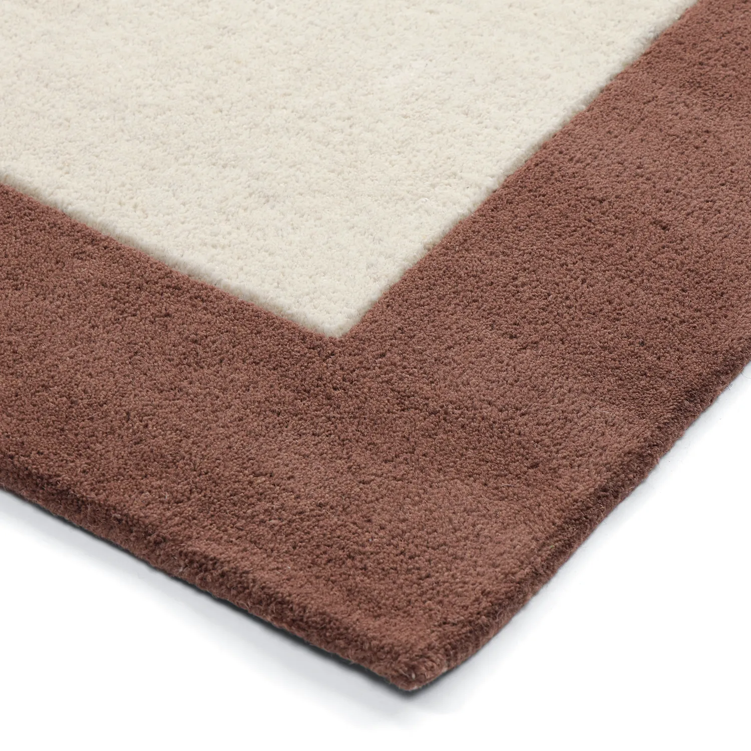Ullteppe - Gaya Hand Tufted Wool Premium (krem/brun)