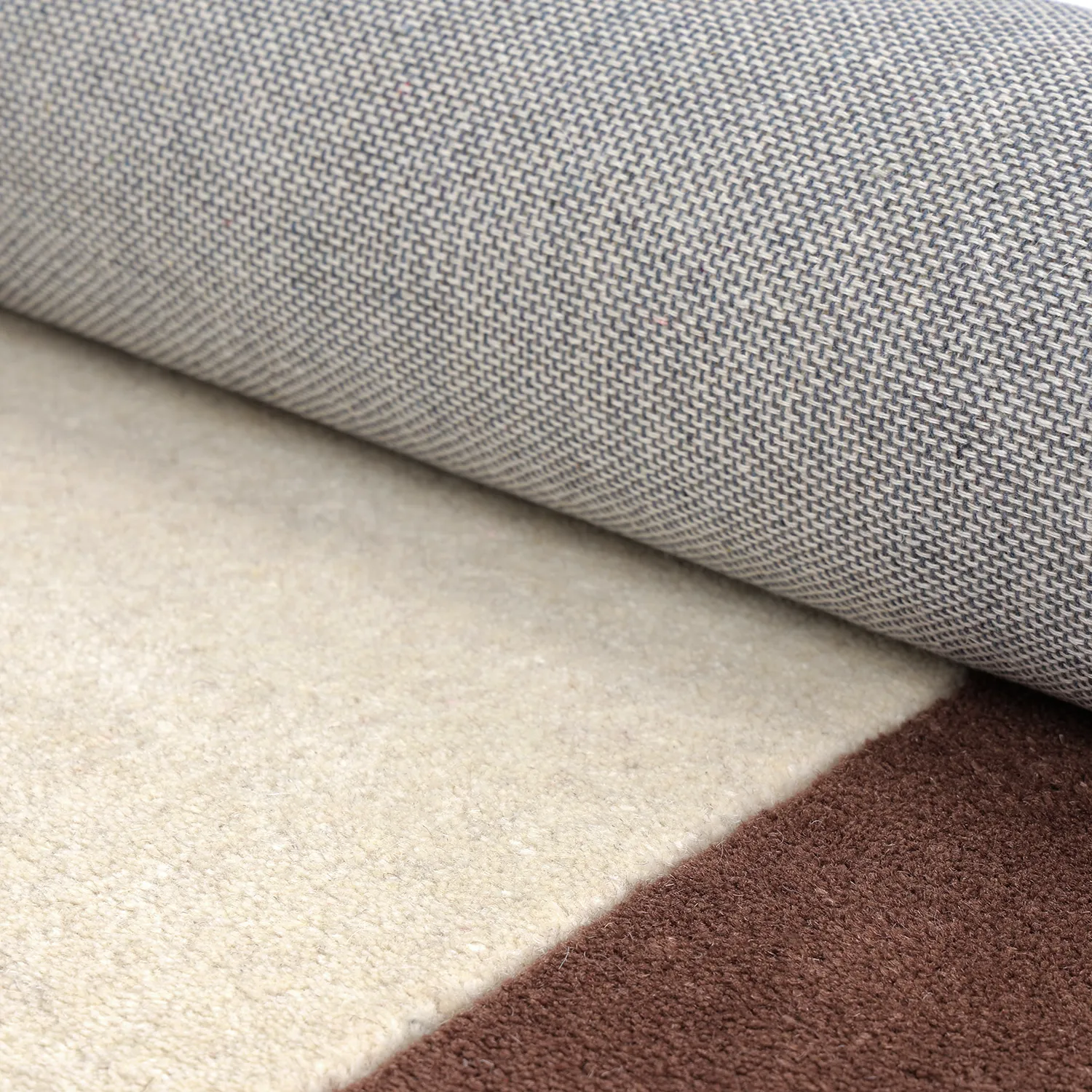 Ullteppe - Gaya Hand Tufted Wool Premium (krem/brun)