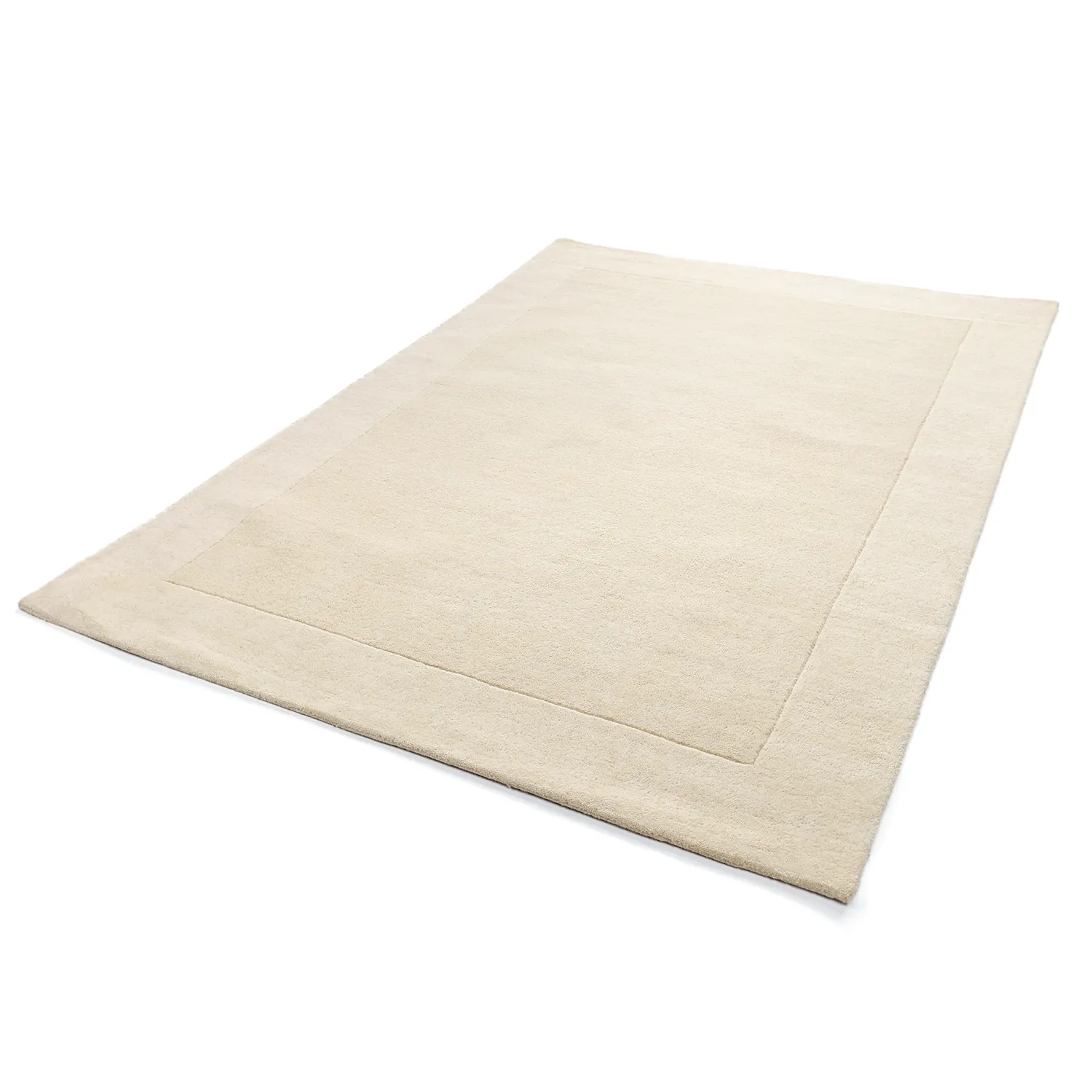 Ullteppe - Gaya Hand Tufted Wool Premium (krem/hvit)