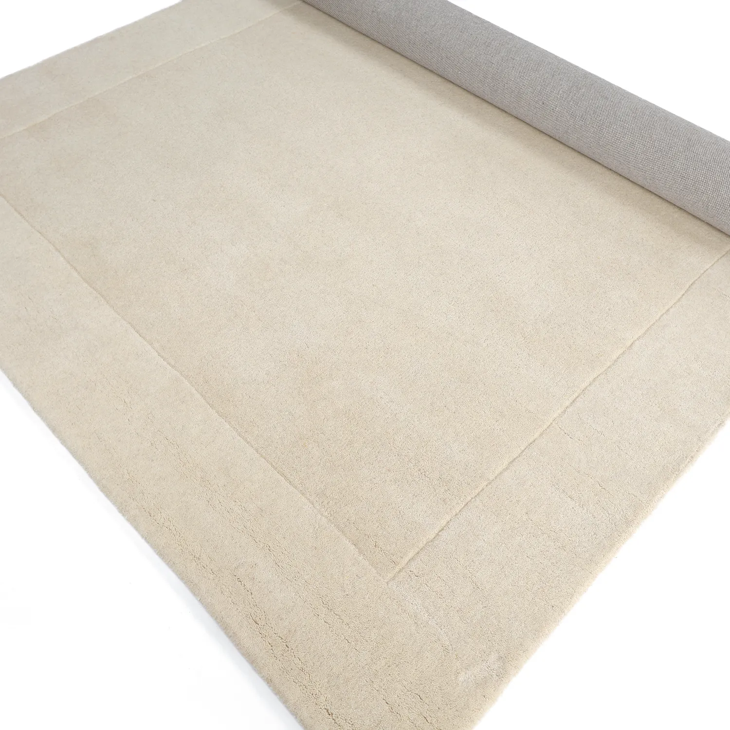 Ullteppe - Gaya Hand Tufted Wool Premium (krem/hvit)