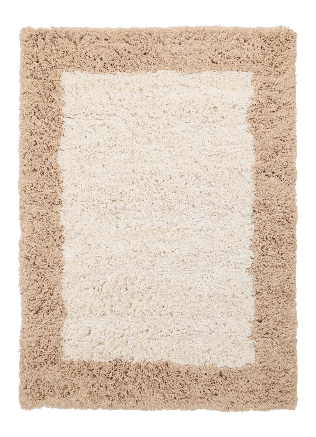 Ullteppe - Khenifra Handknot Wool Premium (krem/beige)