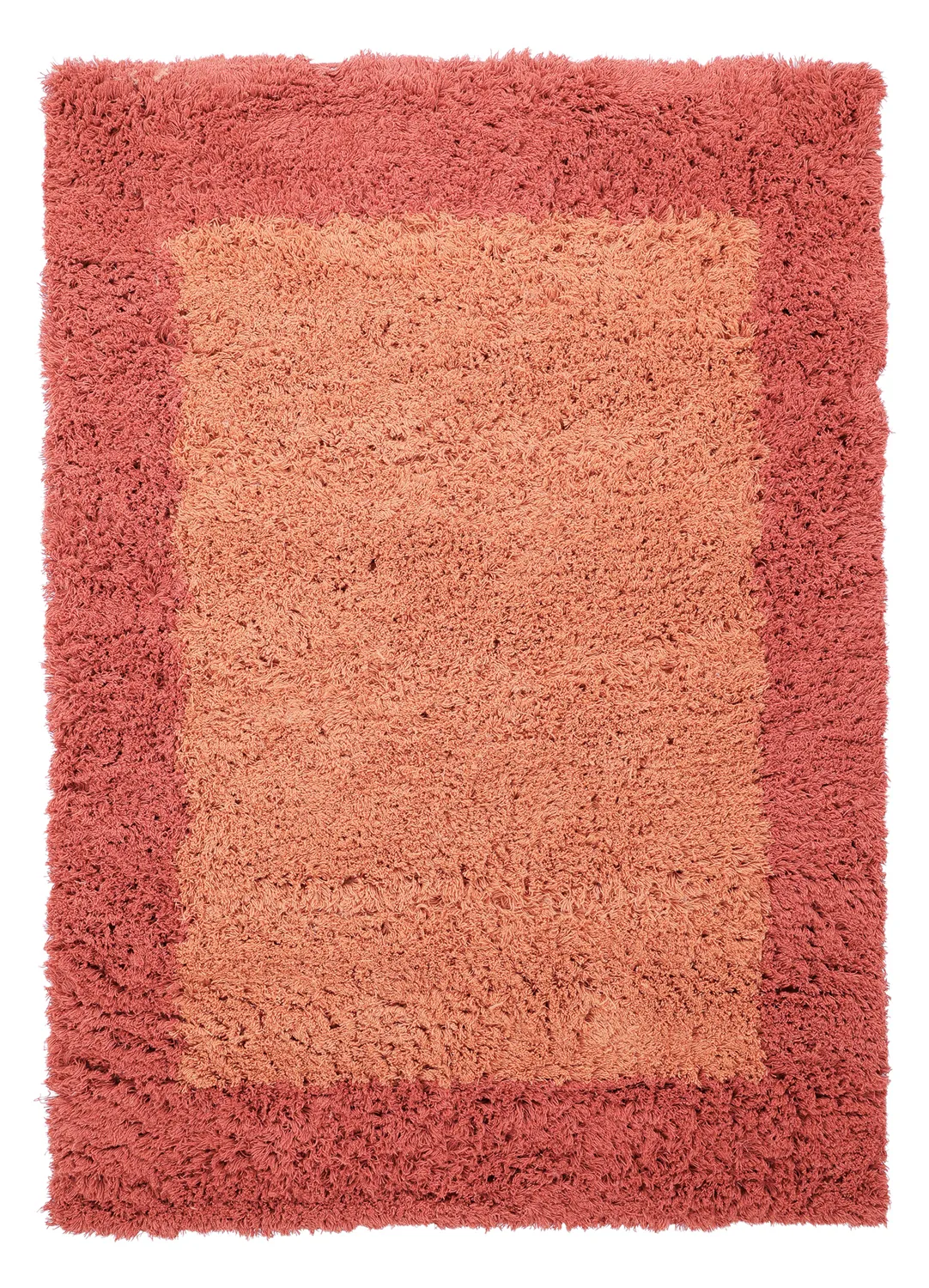 Ullteppe - Khenifra Handknot Wool Premium (oransje/rød)