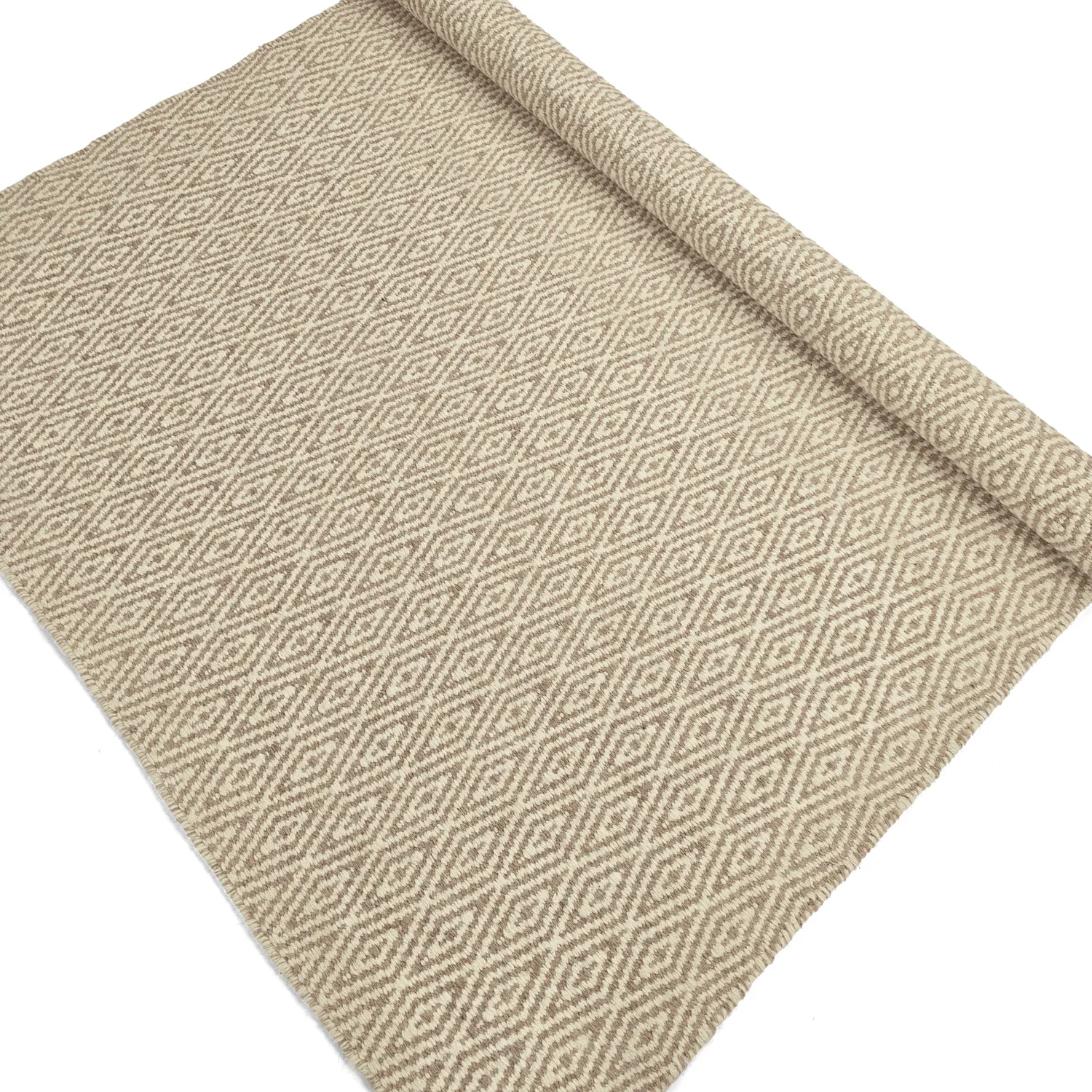 Ullteppe - Monastir (beige/hvit)