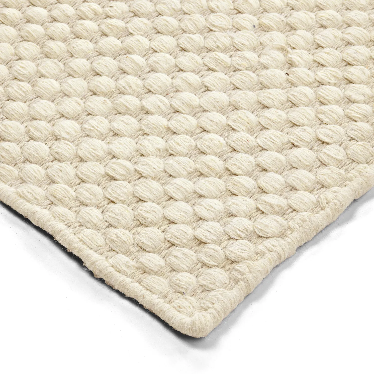 Ullteppe - Ovelia (beige/hvit)