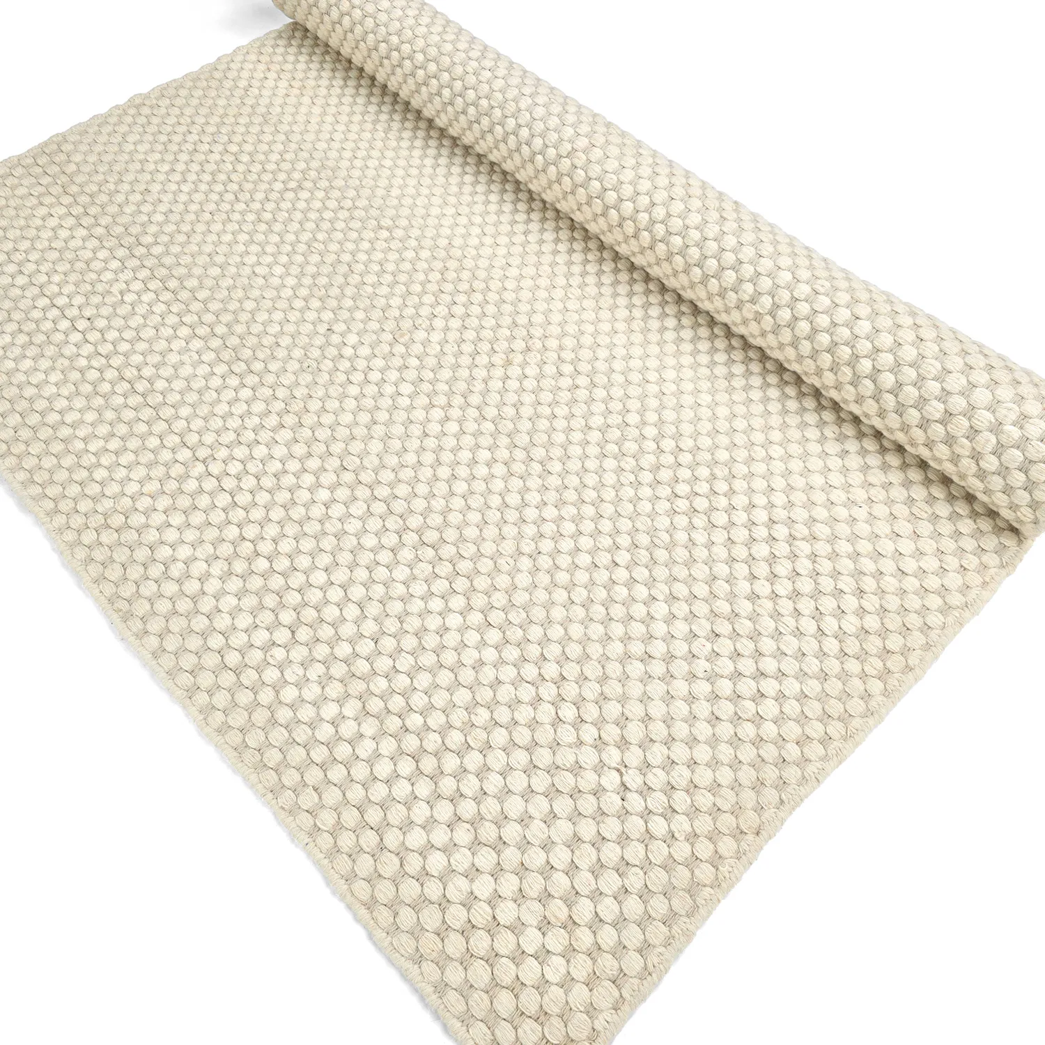 Ullteppe - Ovelia (beige/hvit)