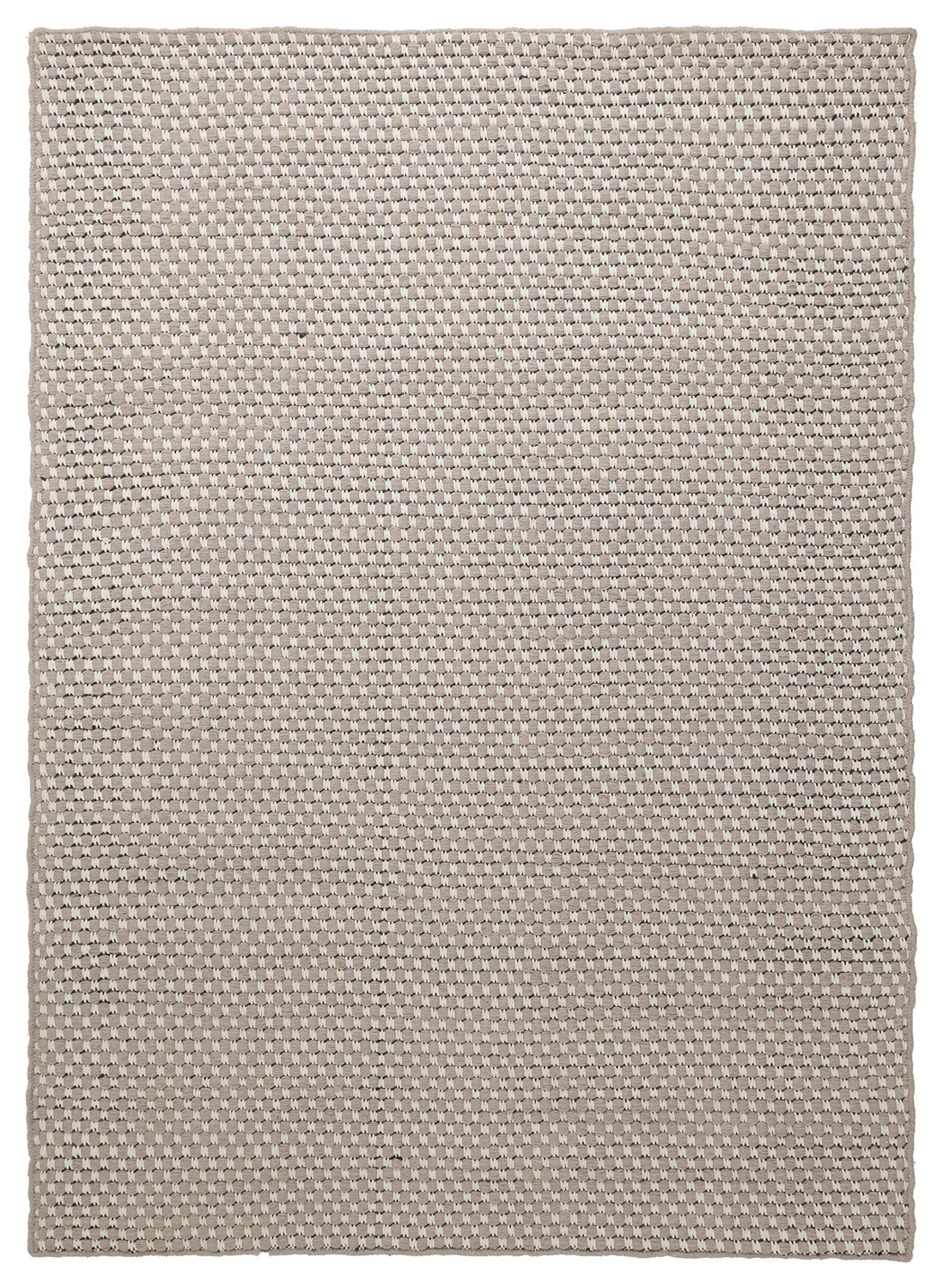 Ullteppe - Ovelia (taupe/hvit)