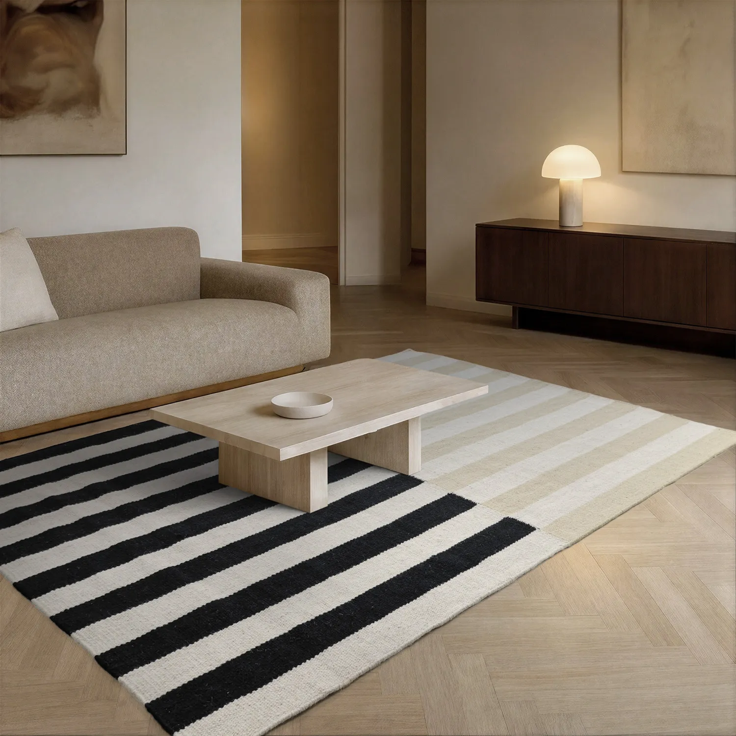 Ullteppe - Peniche (krem/beige)