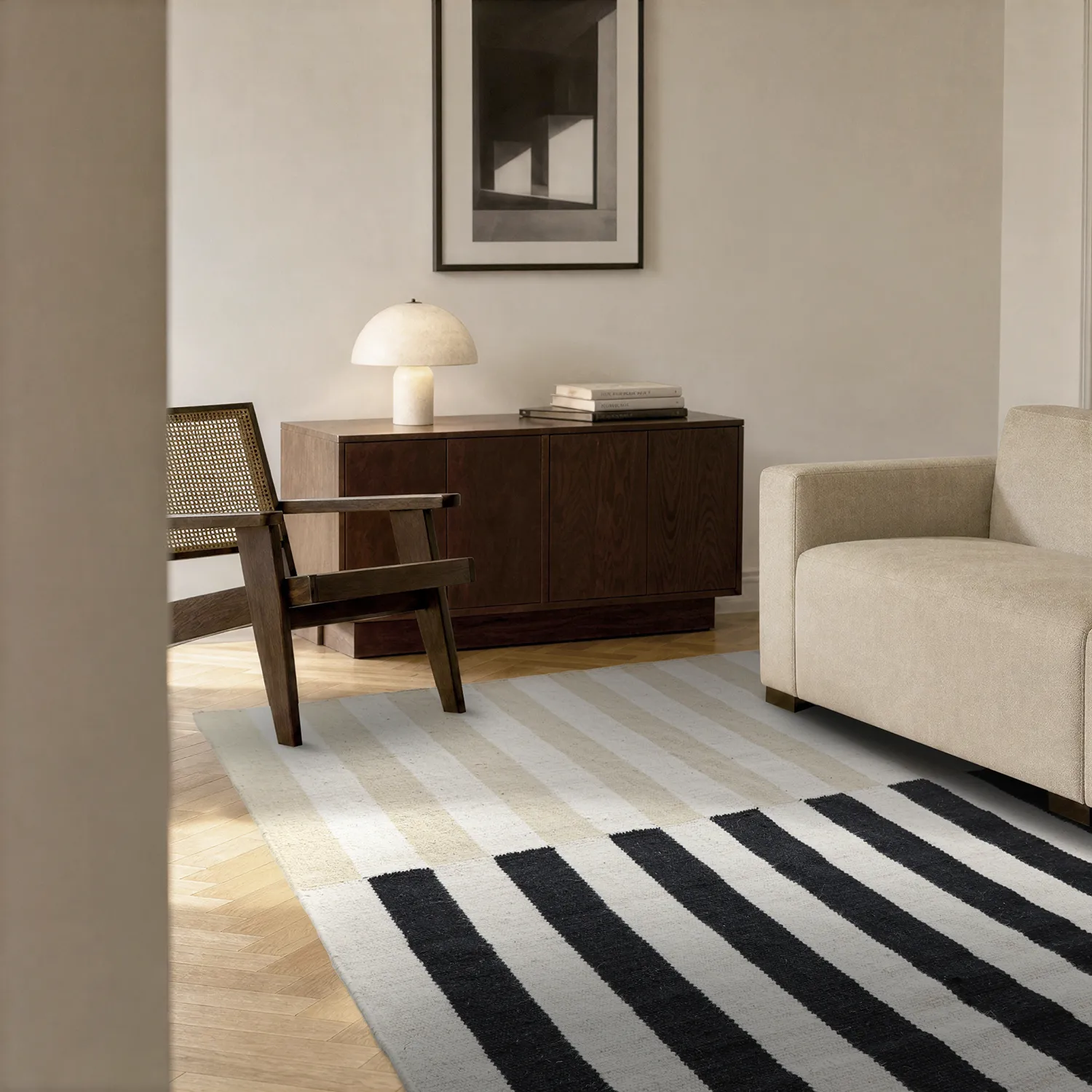 Ullteppe - Peniche (krem/beige)