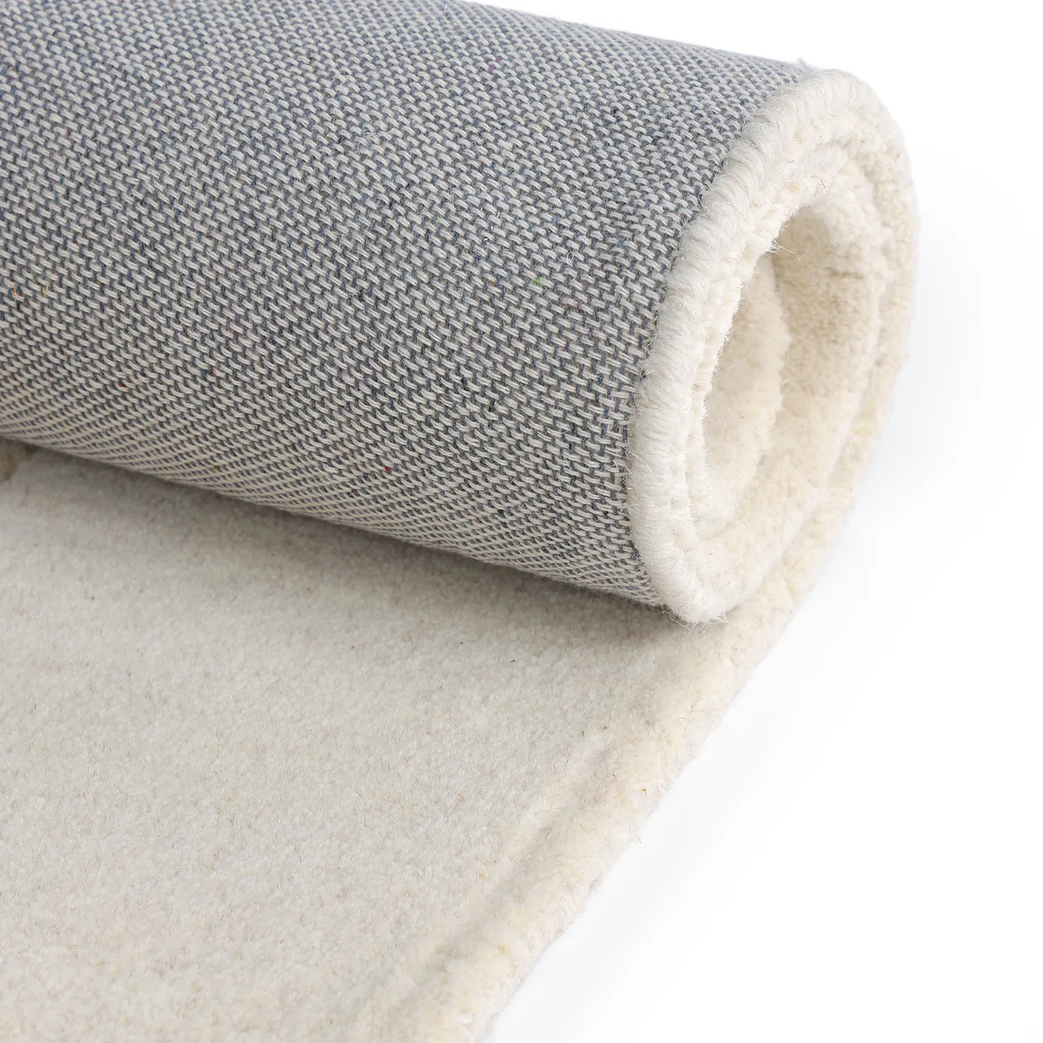 Ullteppe - Puri Hand Tufted Wool Premium (krem/hvit)