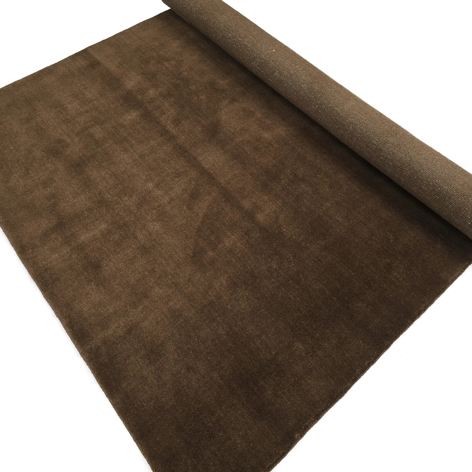 Ullteppe - Rozel Handloom Wool Premium (brun)