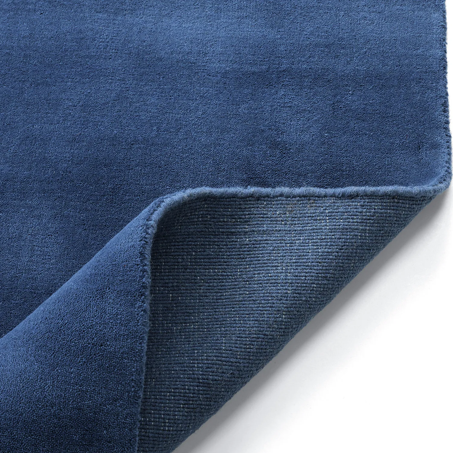 Ullteppe - Rozel Handloom Wool Premium (marineblå)
