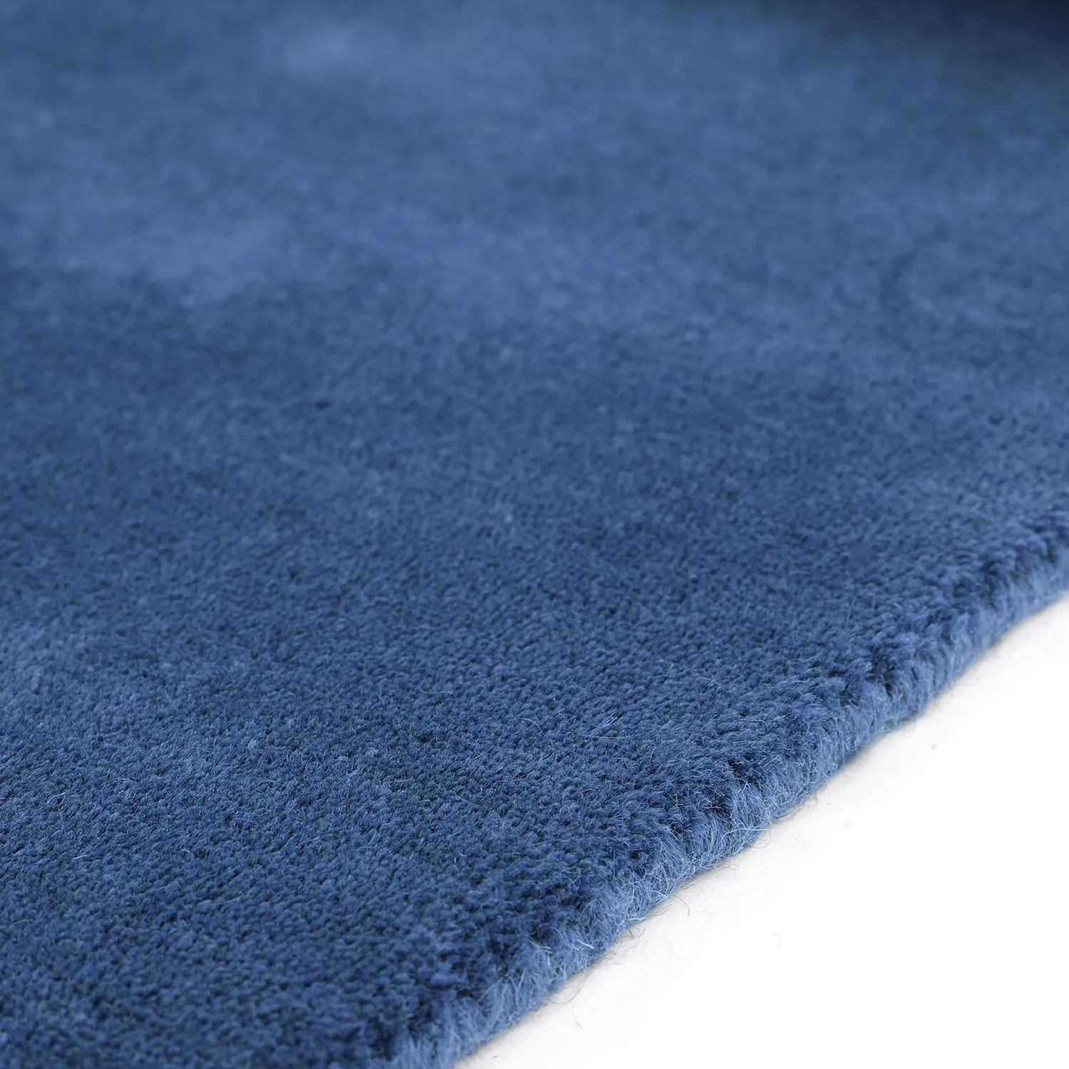 Ullteppe - Rozel Handloom Wool Premium (marineblå)