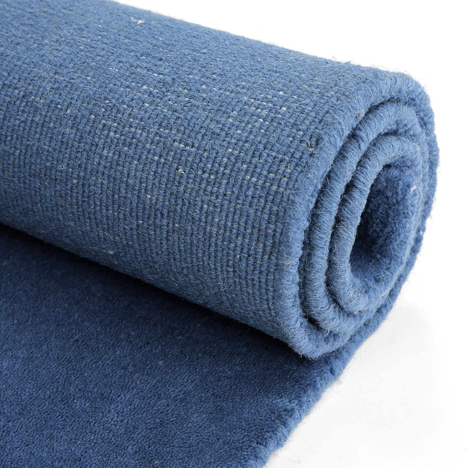 Ullteppe - Rozel Handloom Wool Premium (marineblå)