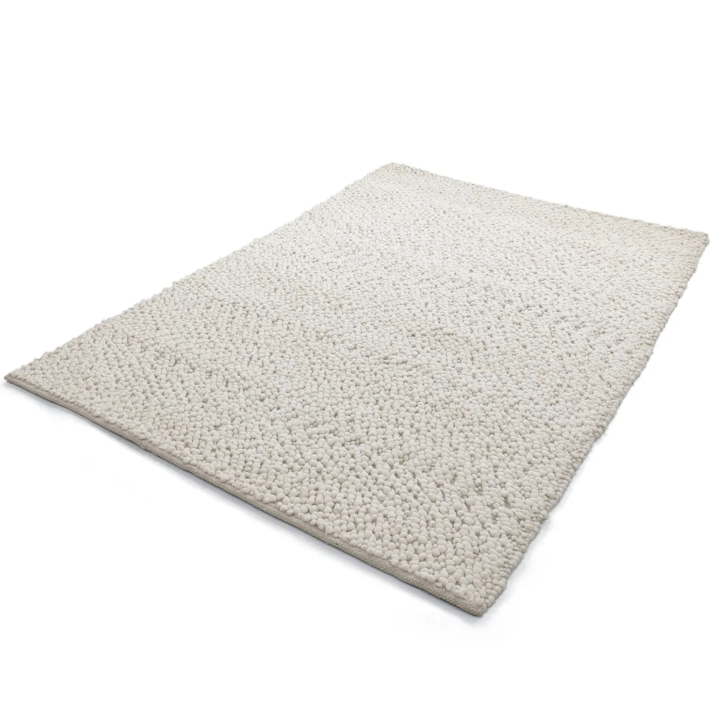 Ullteppe - Sala Irregular Wool Bubble (krem)