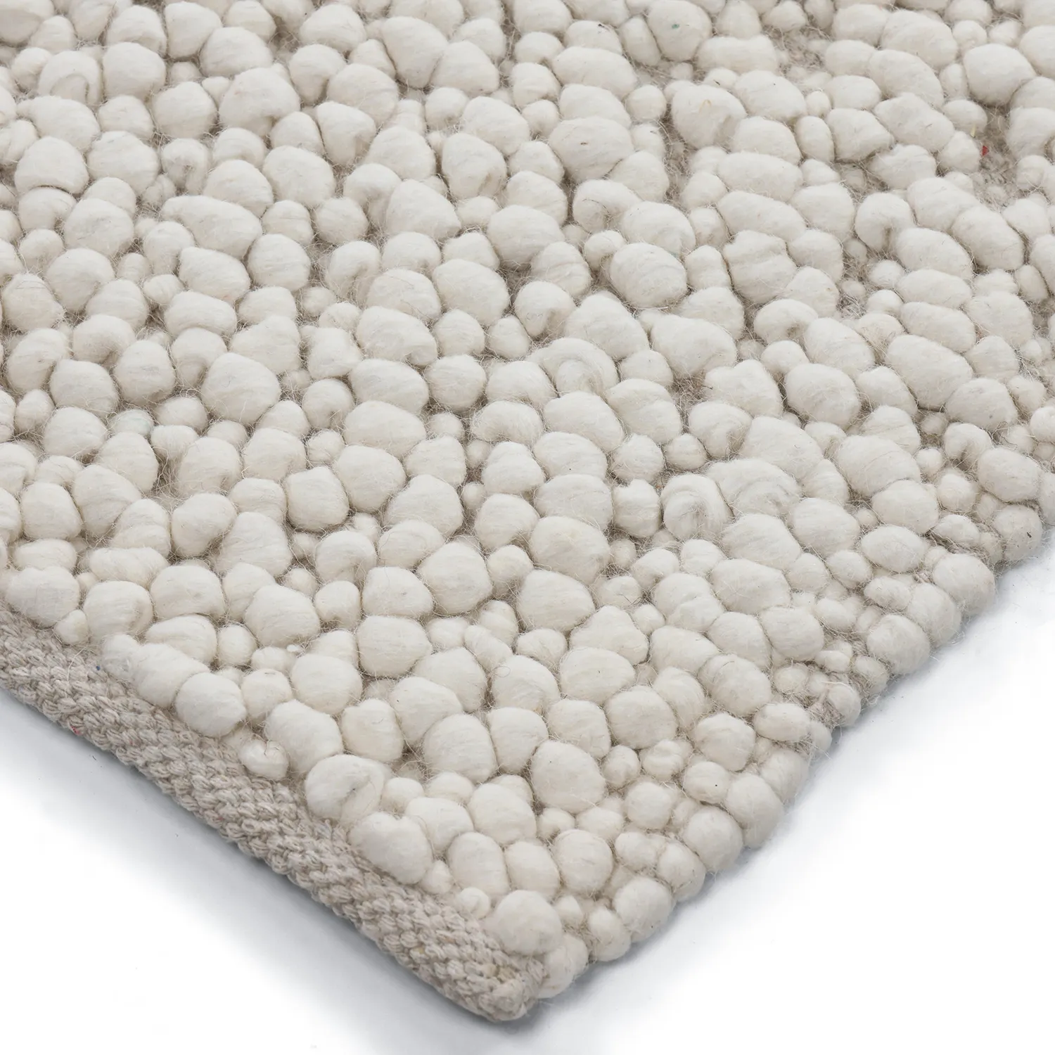 Ullteppe - Sala Irregular Wool Bubble (krem)