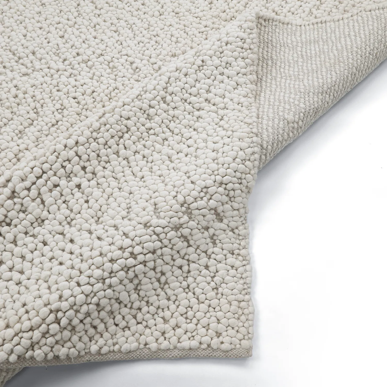 Ullteppe - Sala Irregular Wool Bubble (krem)