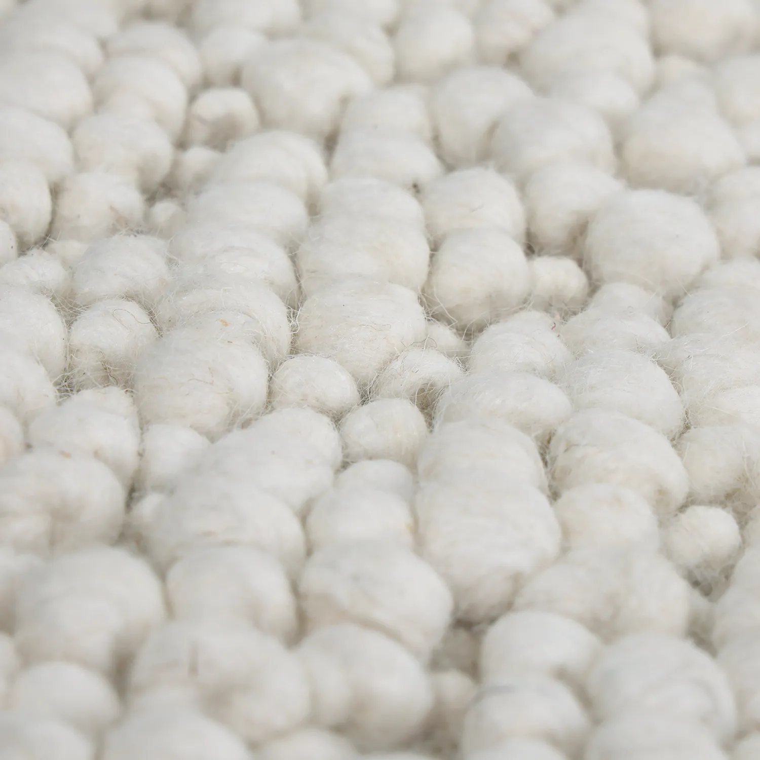 Ullteppe - Sala Irregular Wool Bubble (krem)