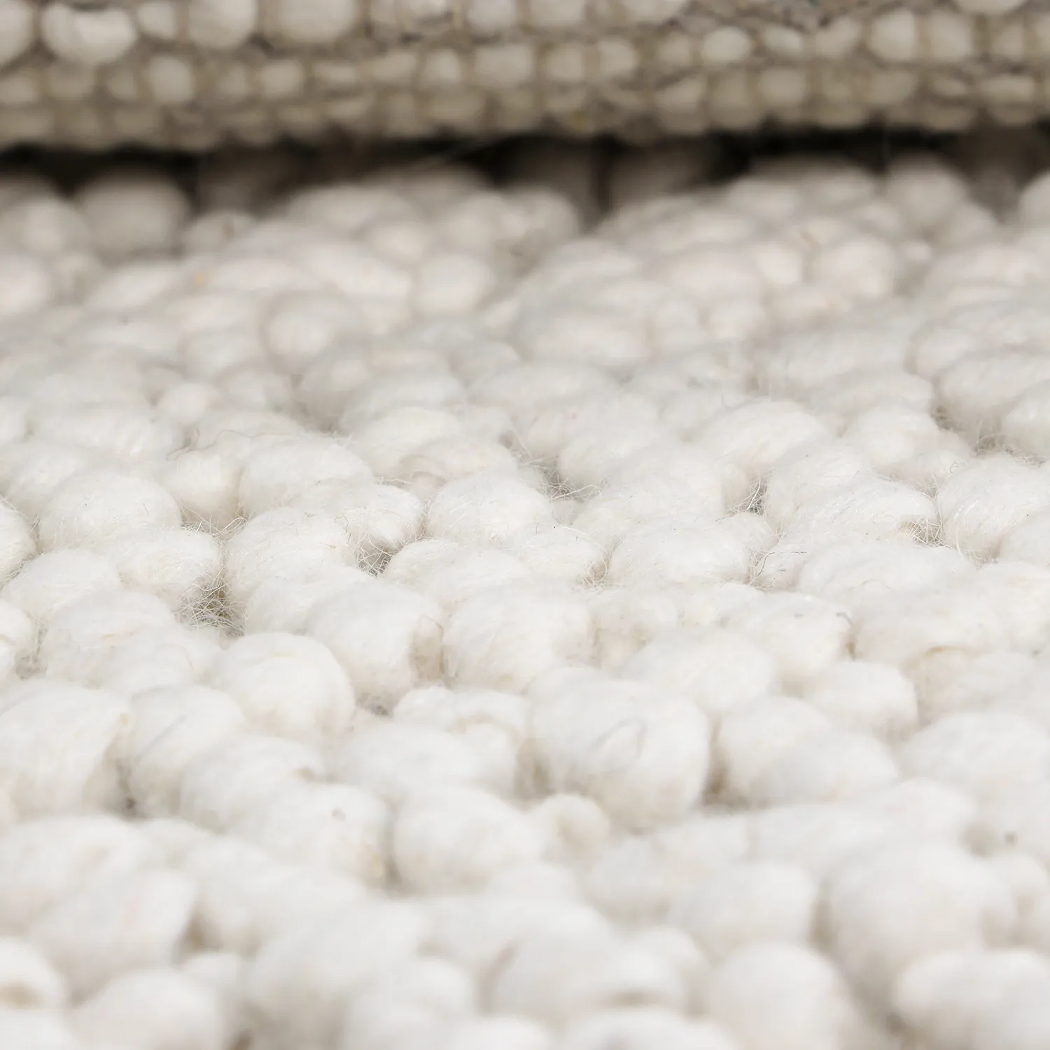 Ullteppe - Sala Irregular Wool Bubble (krem)