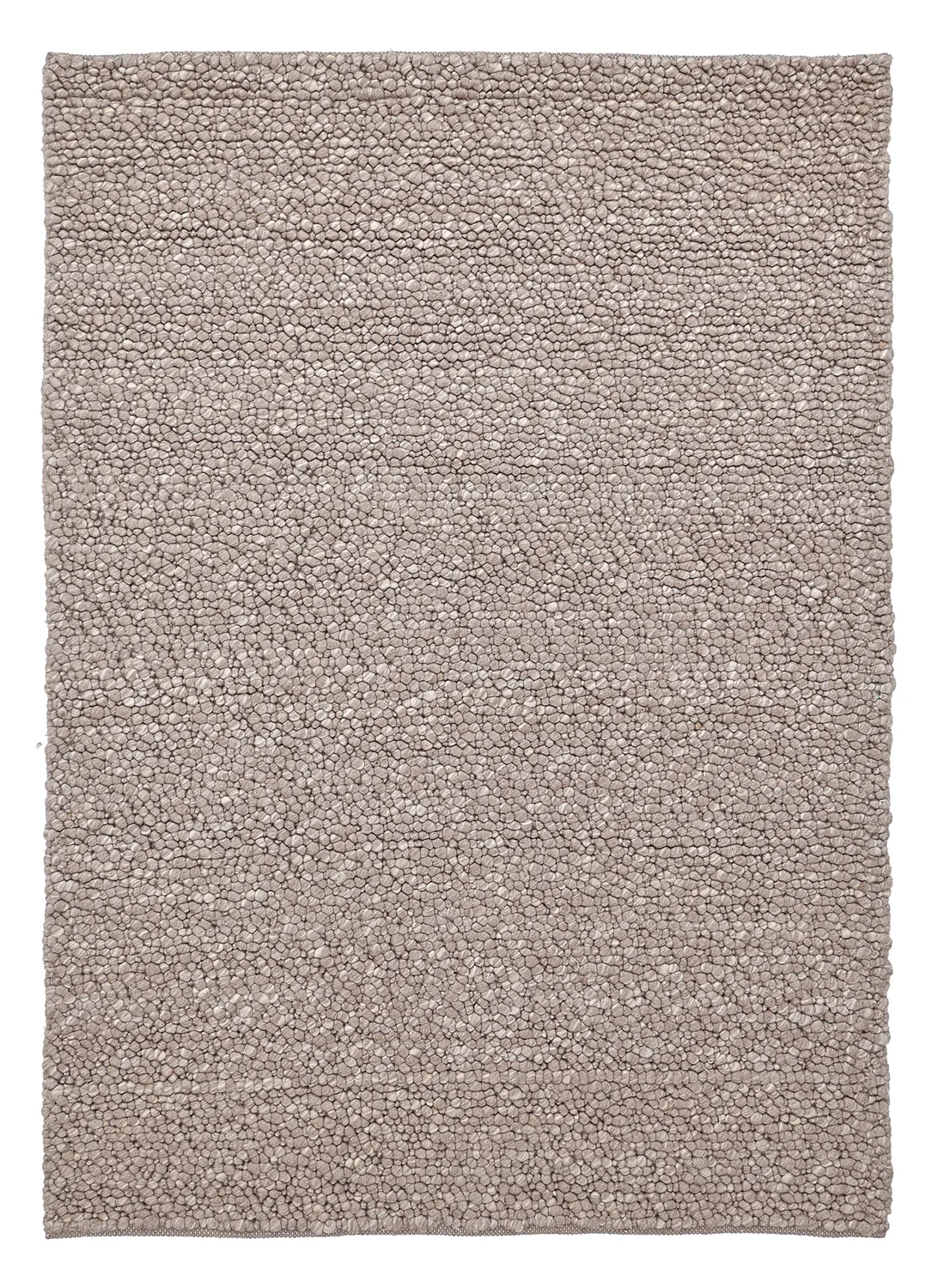 Ullteppe - Sala Irregular Wool Bubble (taupe/hvit melert)