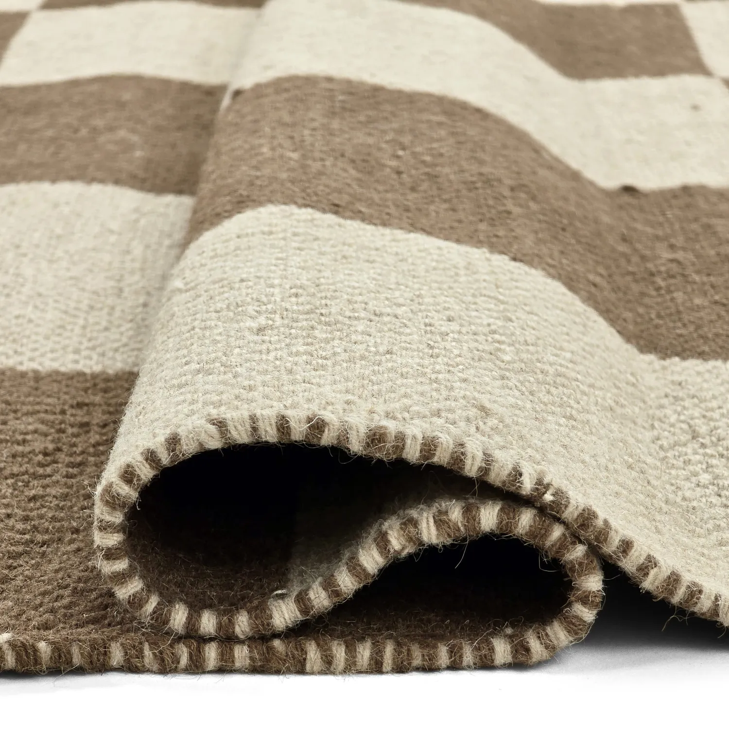 Ullteppe - Scacco (brun/beige)