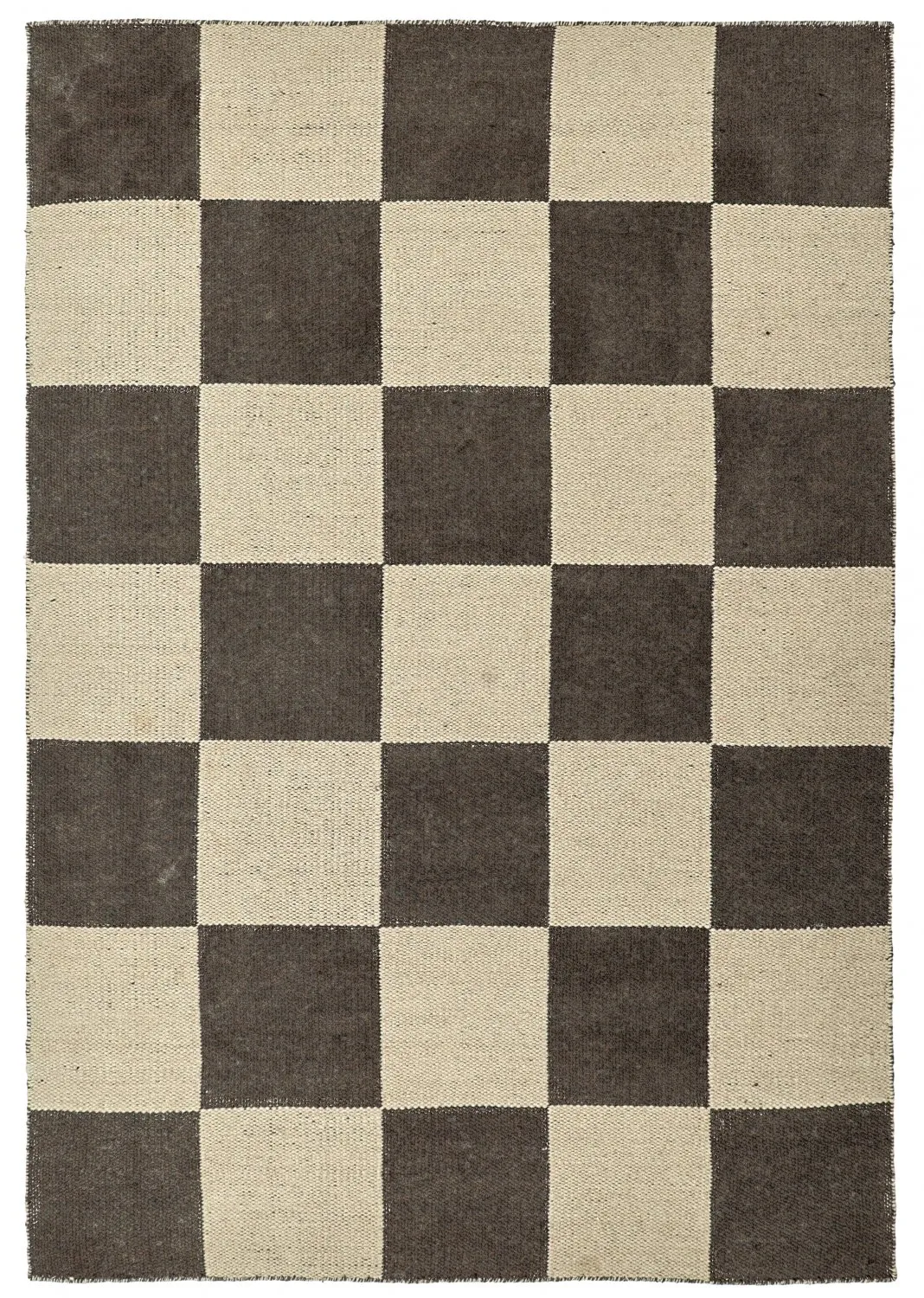 Ullteppe - Scacco (svart/beige)