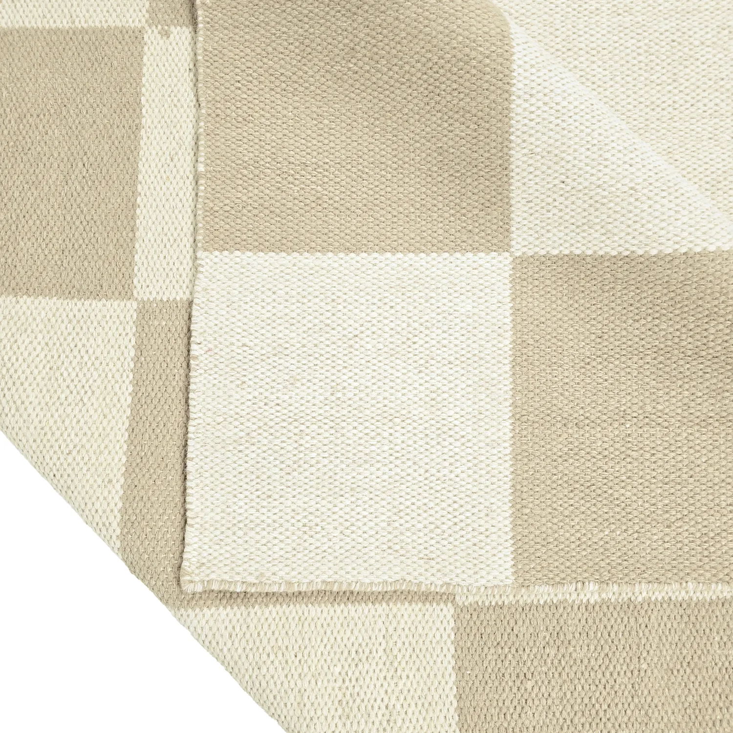 Ullteppe - Scacco (hvit/beige)