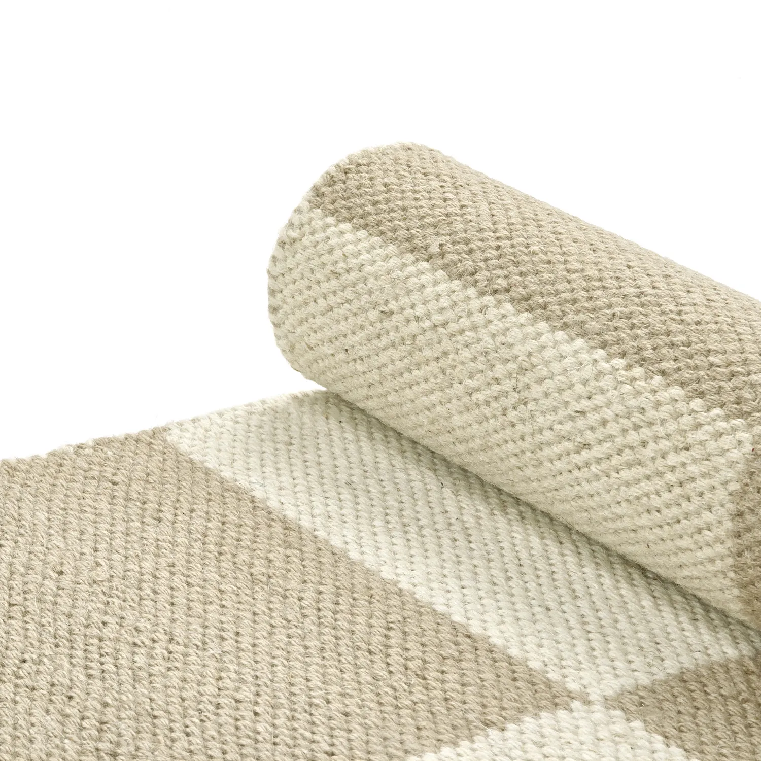 Ullteppe - Scacco (hvit/beige)