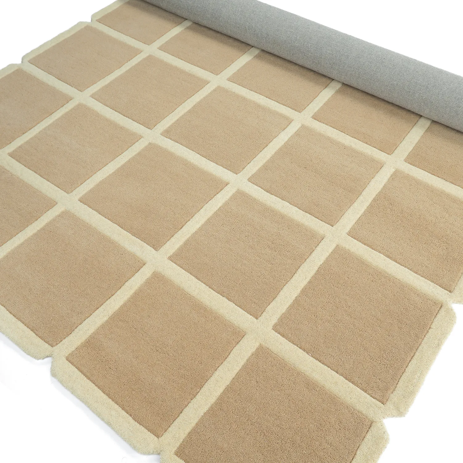 Ullteppe - Syl Hand Tufted Wool Premium (beige/krem)