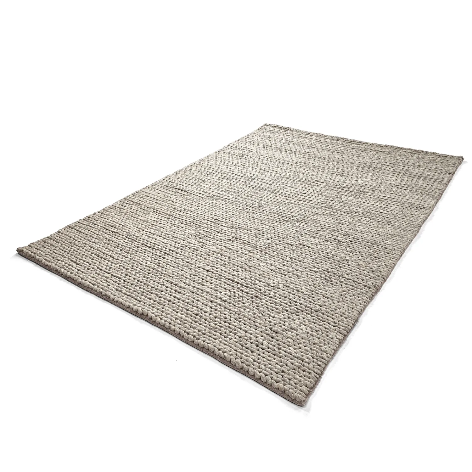 Ullteppe - Talvia Braided Wool (grå)