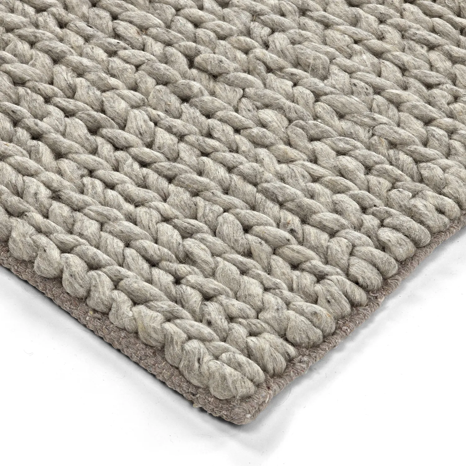 Ullteppe - Talvia Braided Wool (grå)