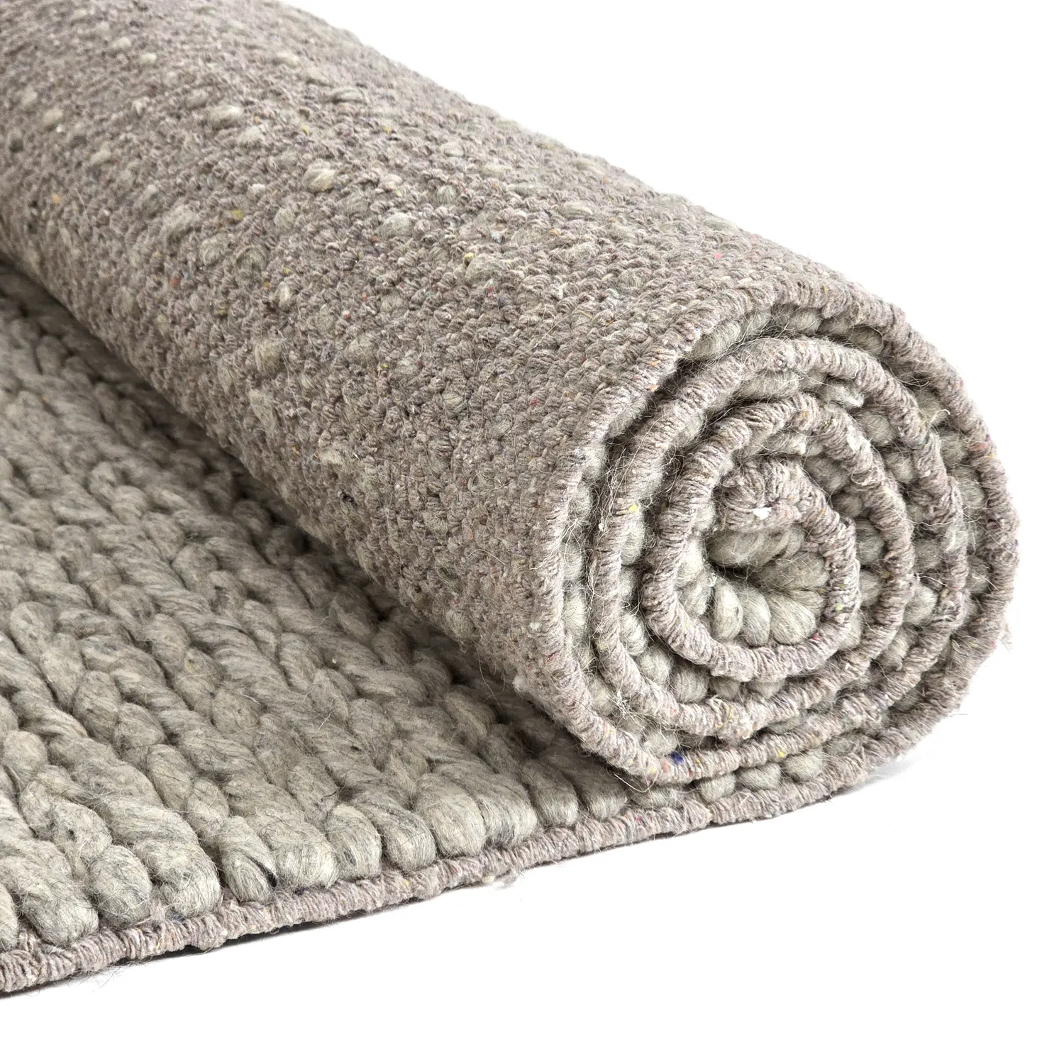 Ullteppe - Talvia Braided Wool (grå)