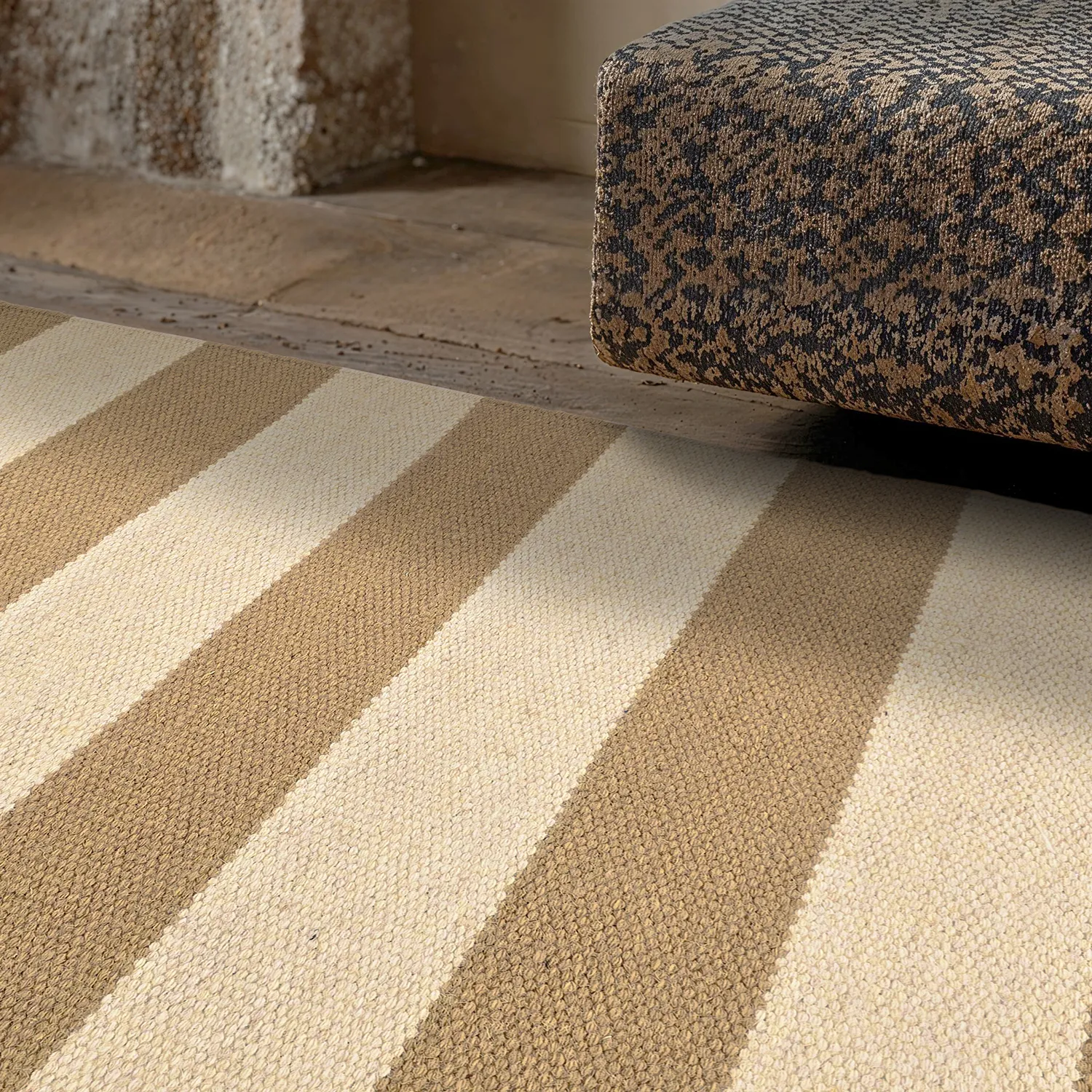 Ullteppe - Torquay (hvit/beige)