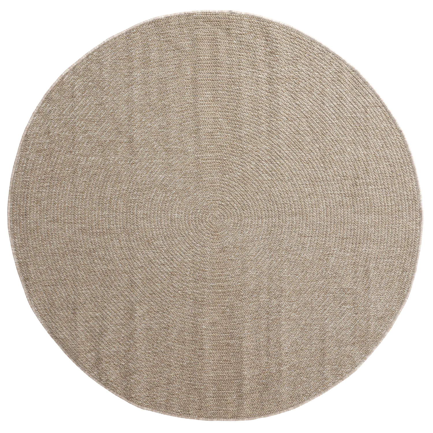 Rundt teppe - Indoor/Outdoor Arlo (beige)