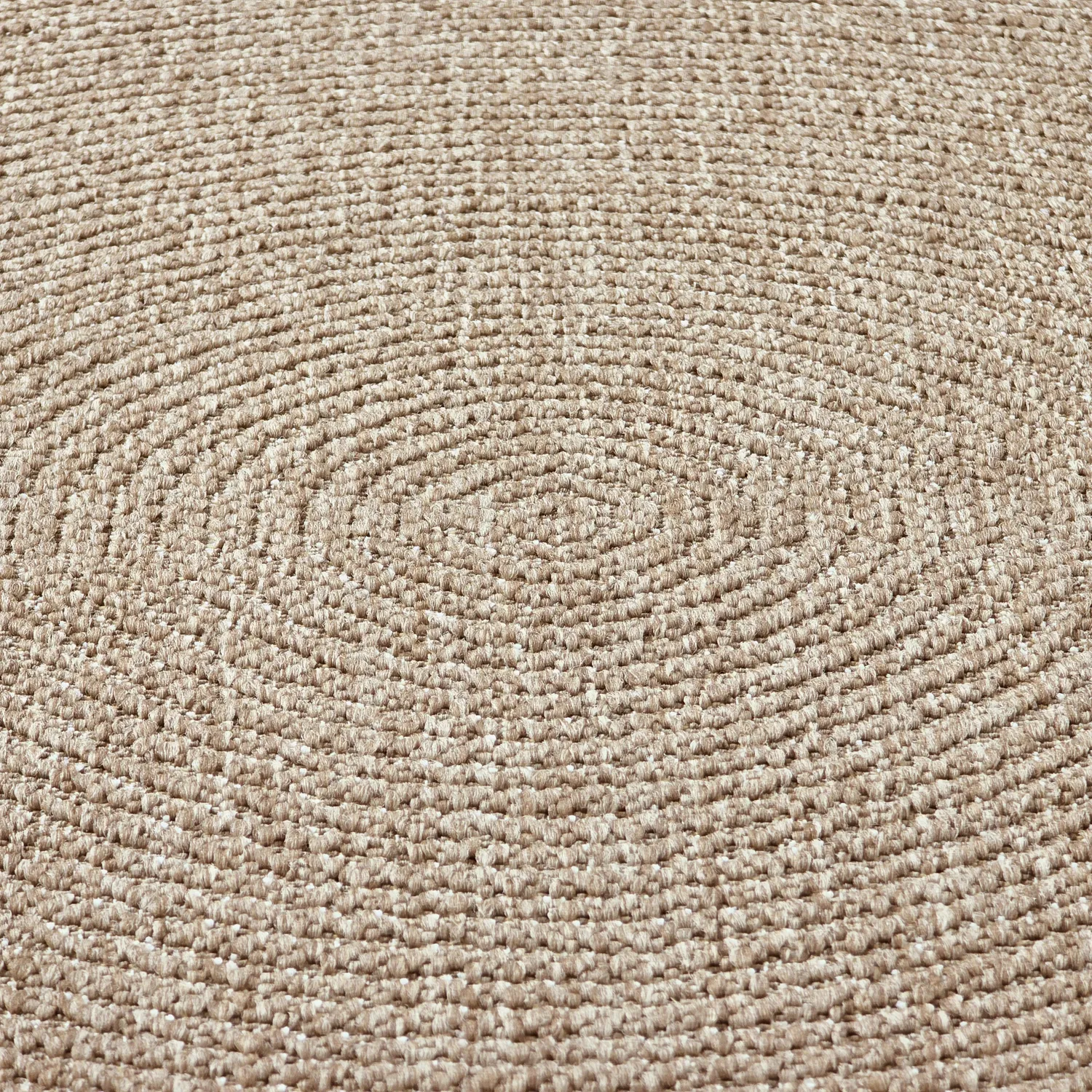 Rundt teppe - Indoor/Outdoor Arlo (beige)