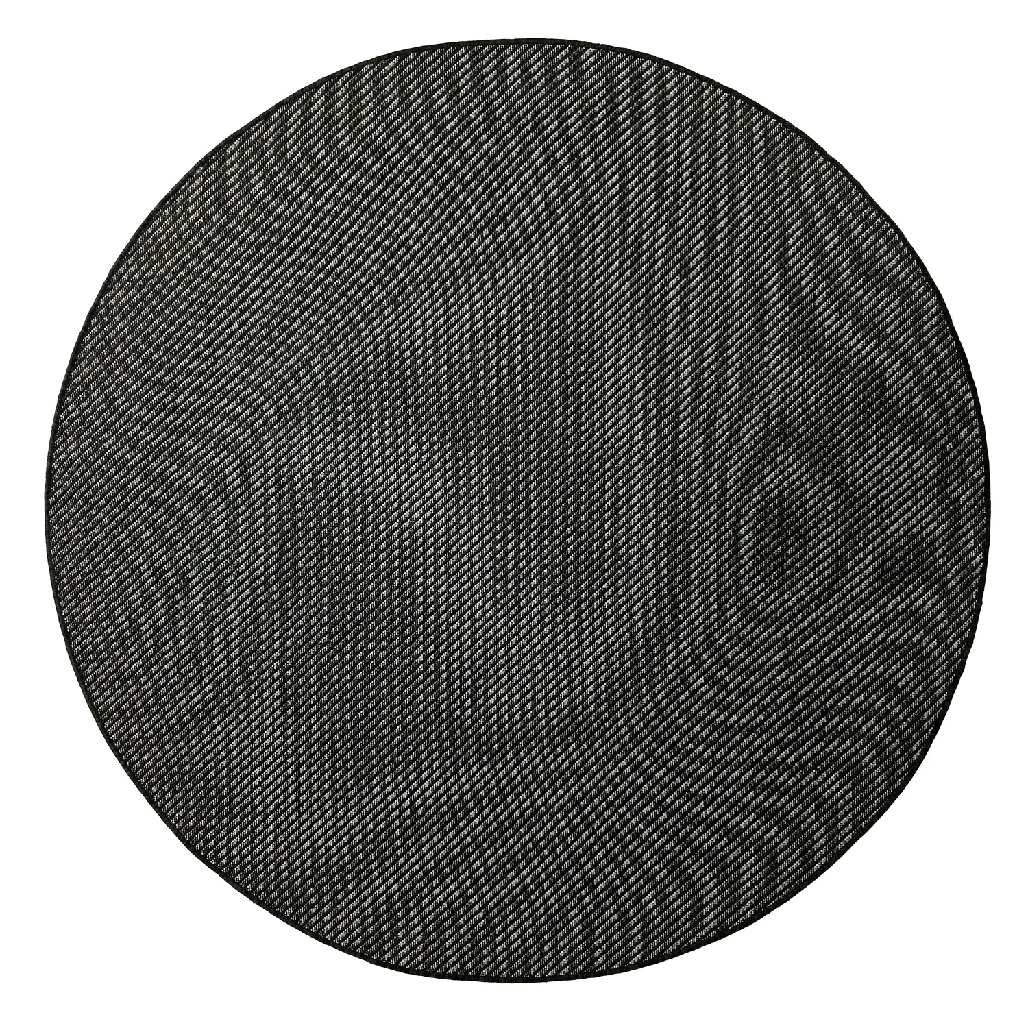 Rundt teppe - Indoor/Outdoor Bennett (svart)