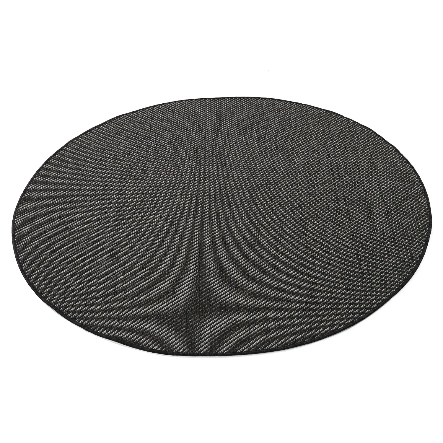 Rundt teppe - Indoor/Outdoor Bennett (svart)