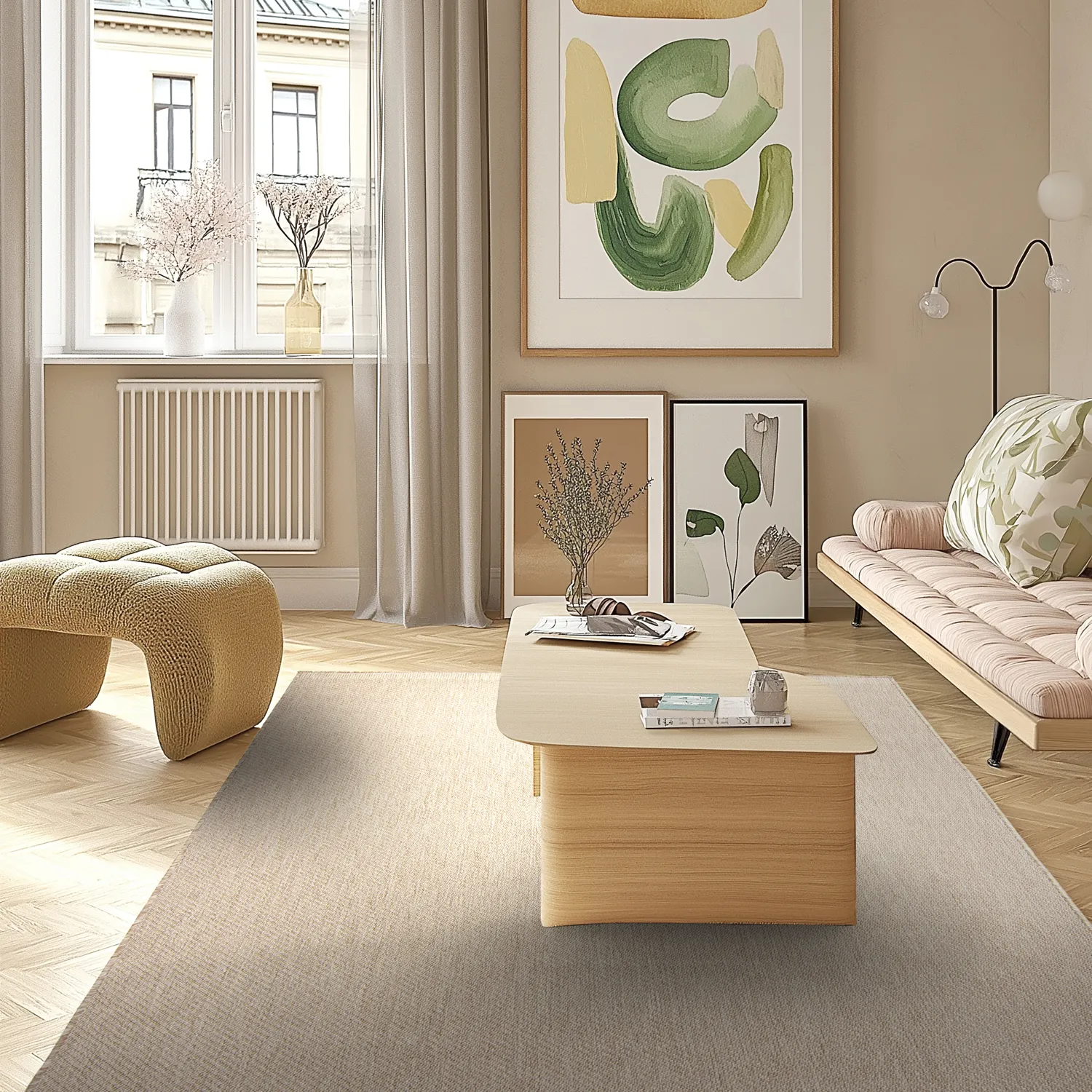 Innendørs/Utendørs tepper - Bennett (beige)