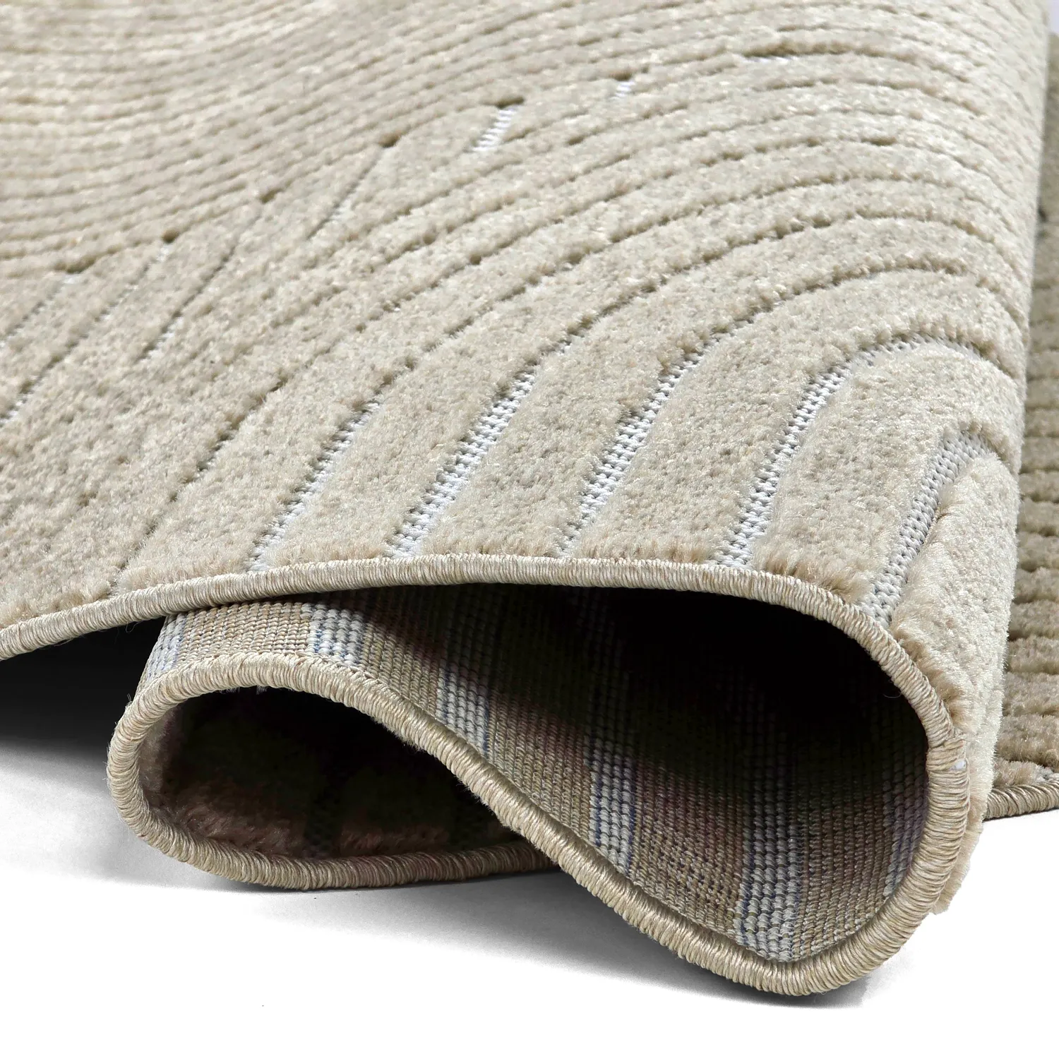 Rundt teppe - Indoor/Outdoor Devon (beige)