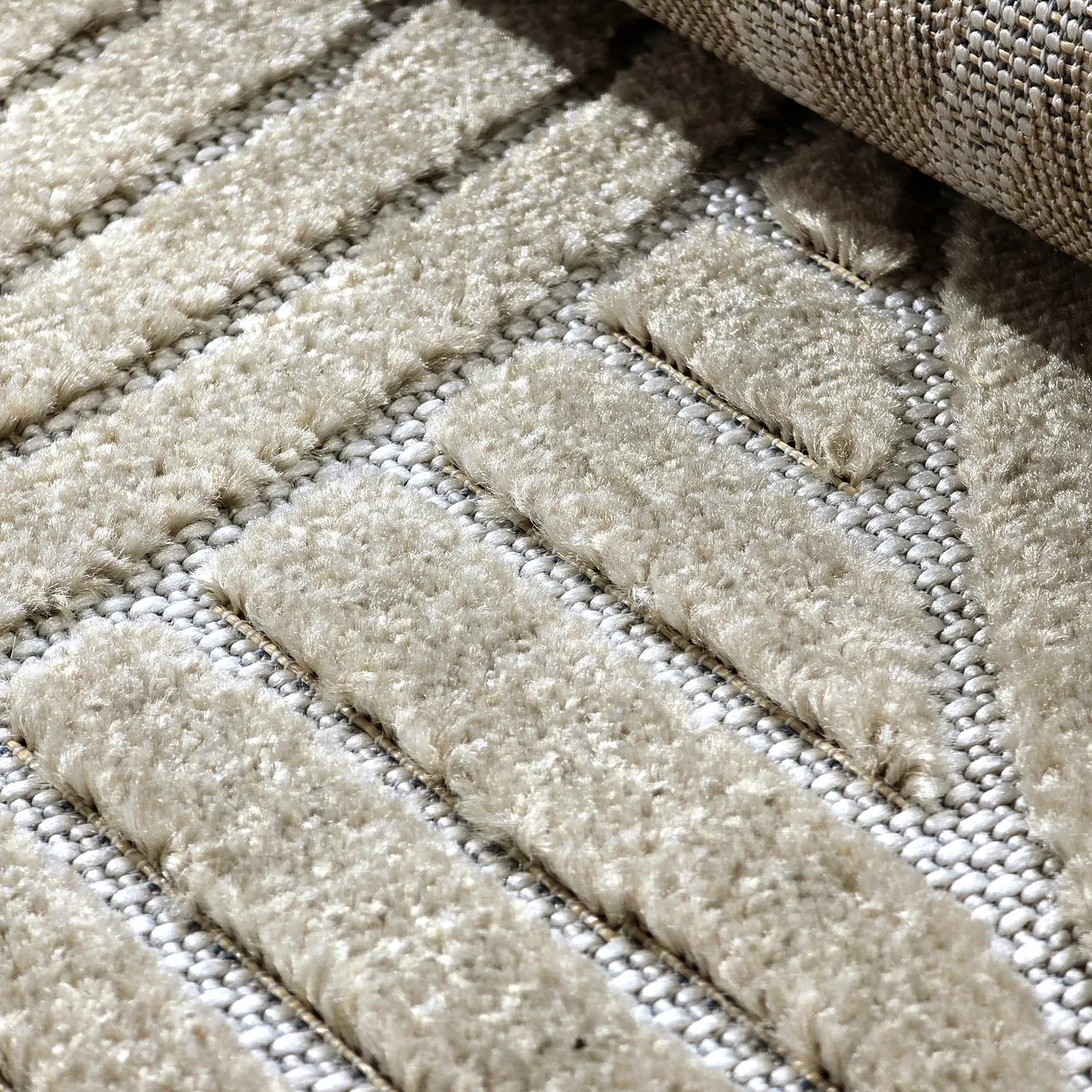 Rundt teppe - Indoor/Outdoor Devon (beige)