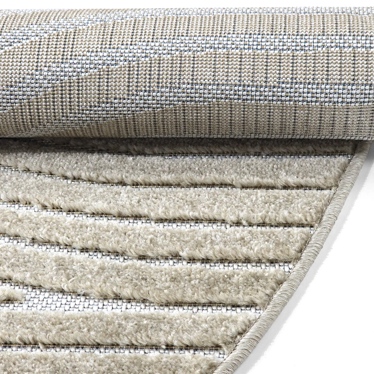 Rundt teppe - Indoor/Outdoor Devon (beige)