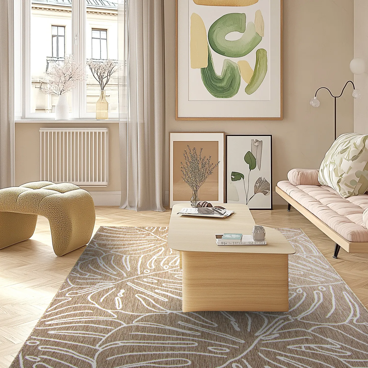Innendørs/Utendørs tepper - Francis (beige)