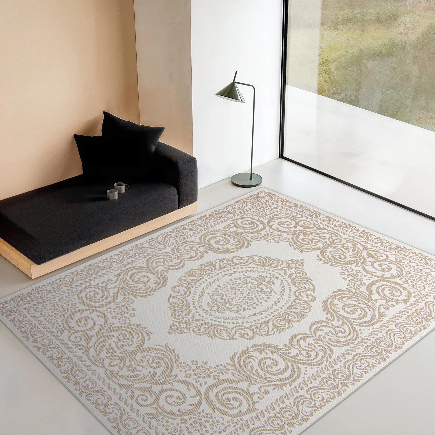 Innendørs/Utendørs tepper - Sylvaine (beige)