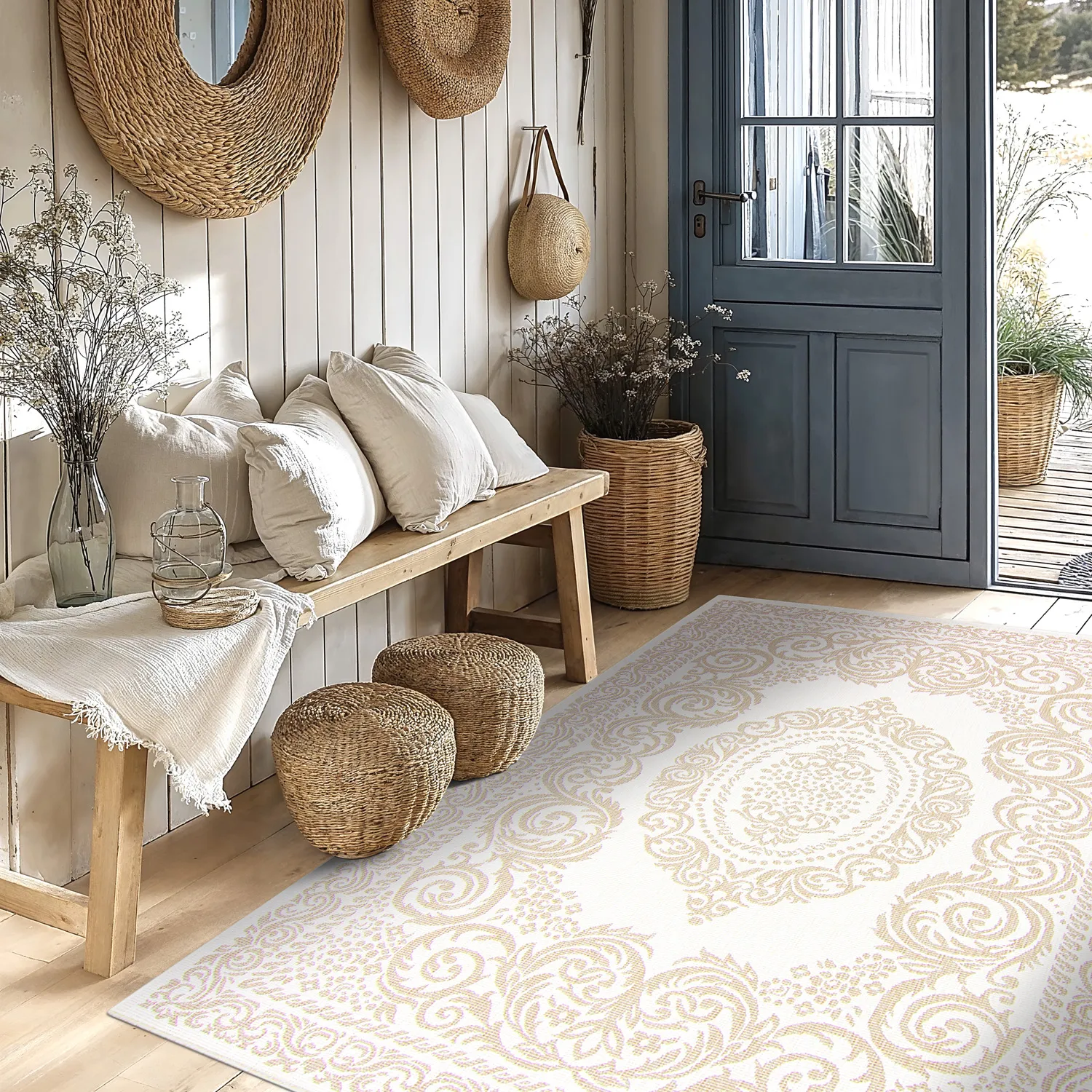 Innendørs/Utendørs tepper - Sylvaine (beige)