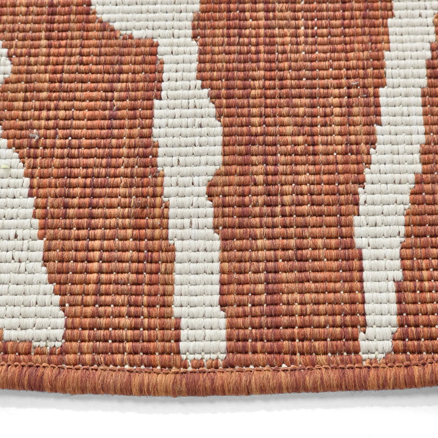 Rundt teppe - Indoor/Outdoor Winona (oransje)
