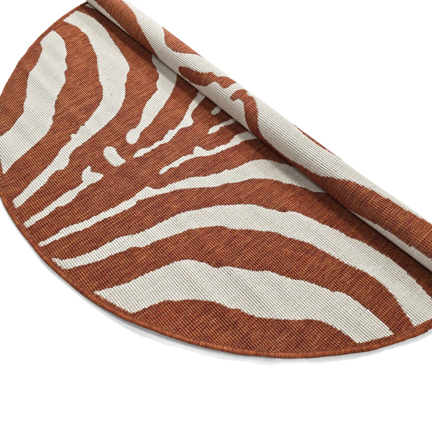 Rundt teppe - Indoor/Outdoor Winona (oransje)
