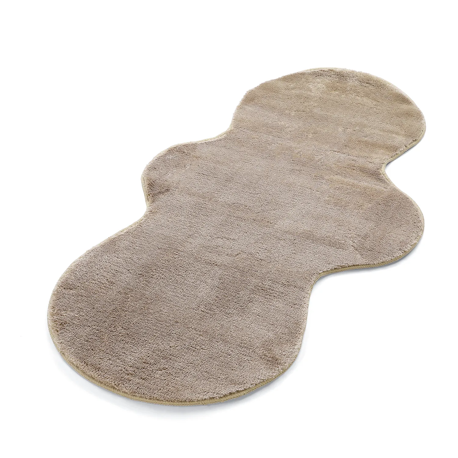 Bølgete Løper - Aranga Super Soft Fur (brun)